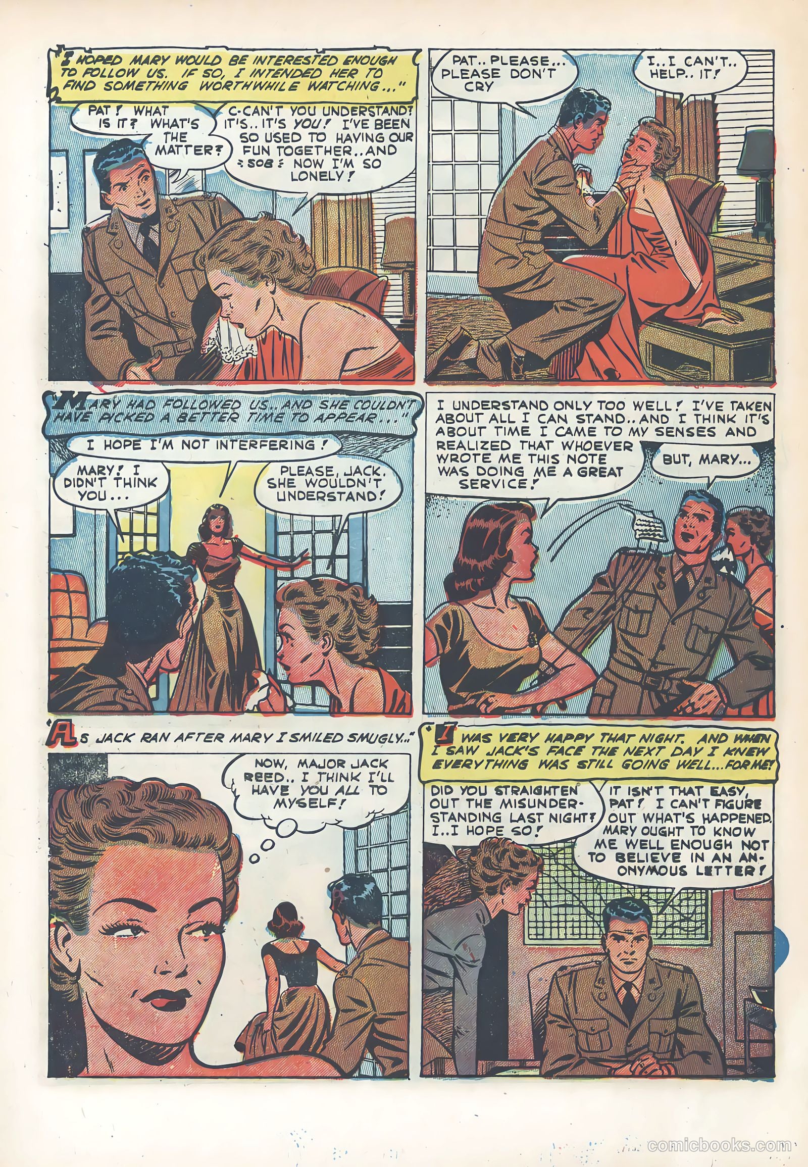 Wartime Romances #7 (1952) — page 32 of 36