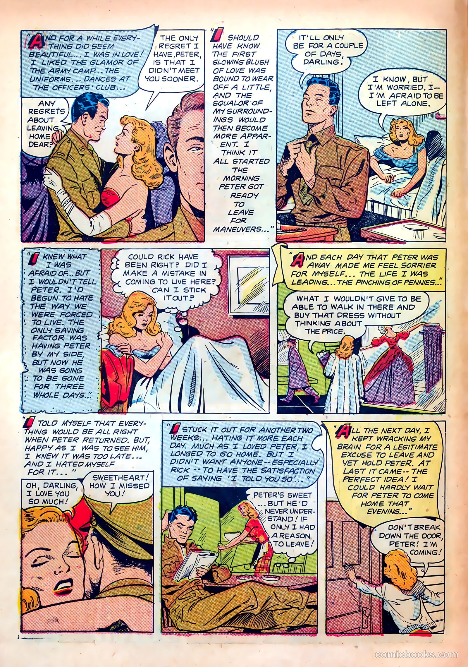 Wartime Romances #8 (1952) — page 6 of 36