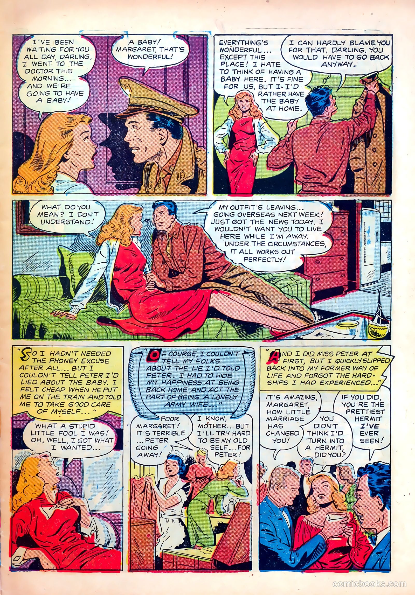 Wartime Romances #8 (1952) — page 7 of 36