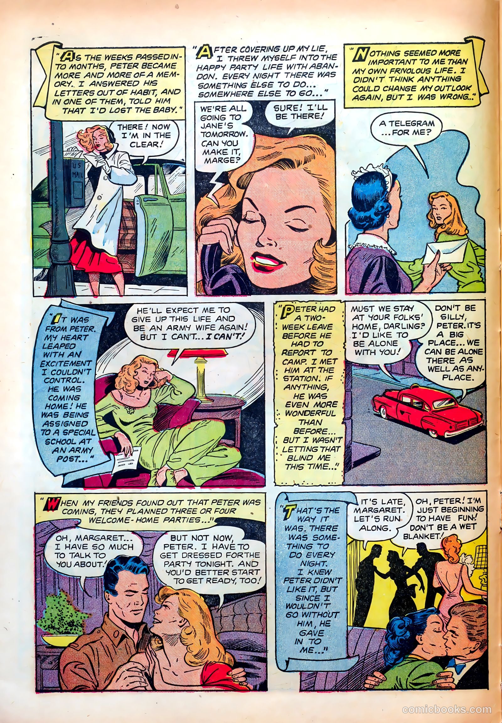 Wartime Romances #8 (1952) — page 8 of 36