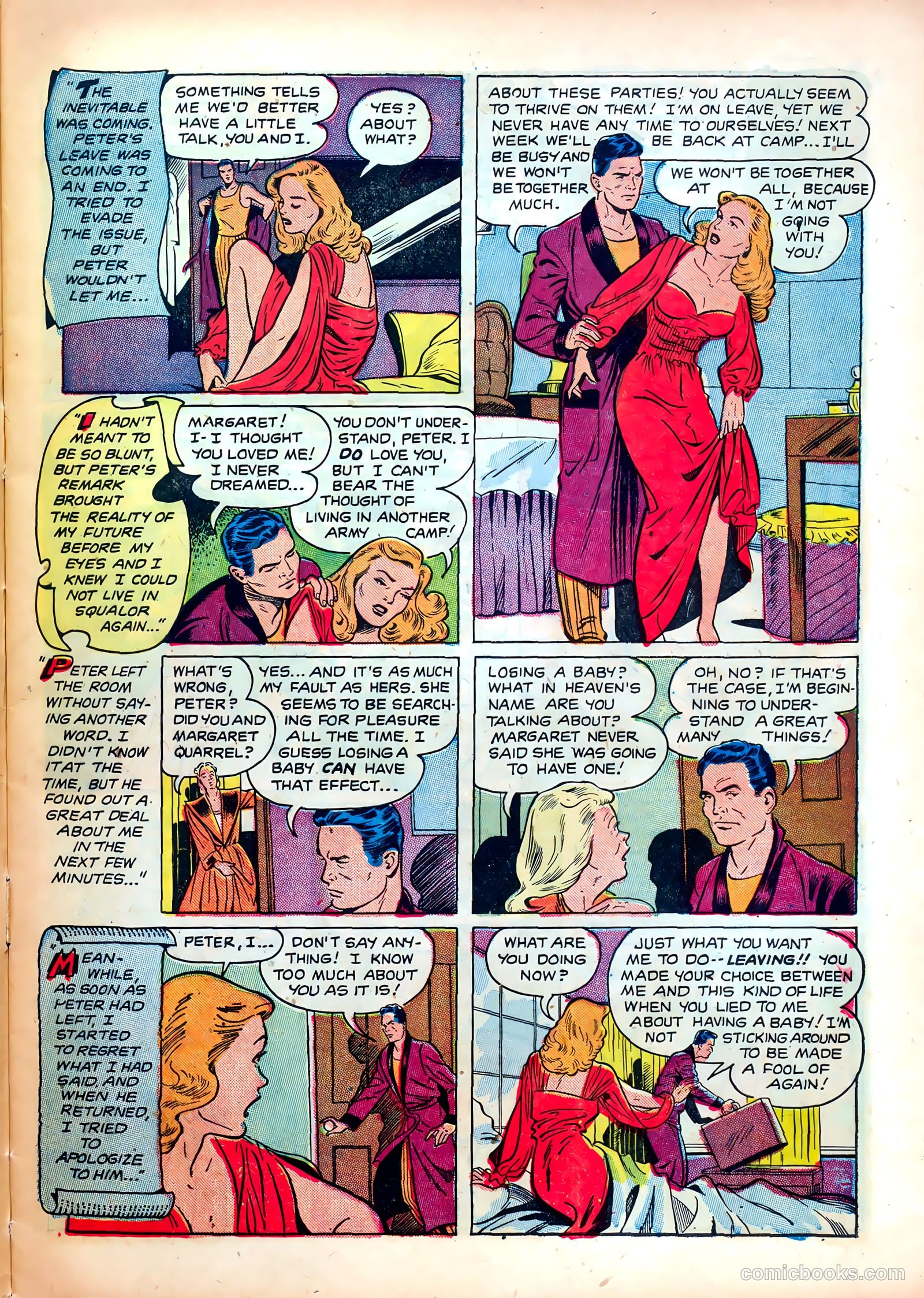 Wartime Romances #8 (1952) — page 9 of 36