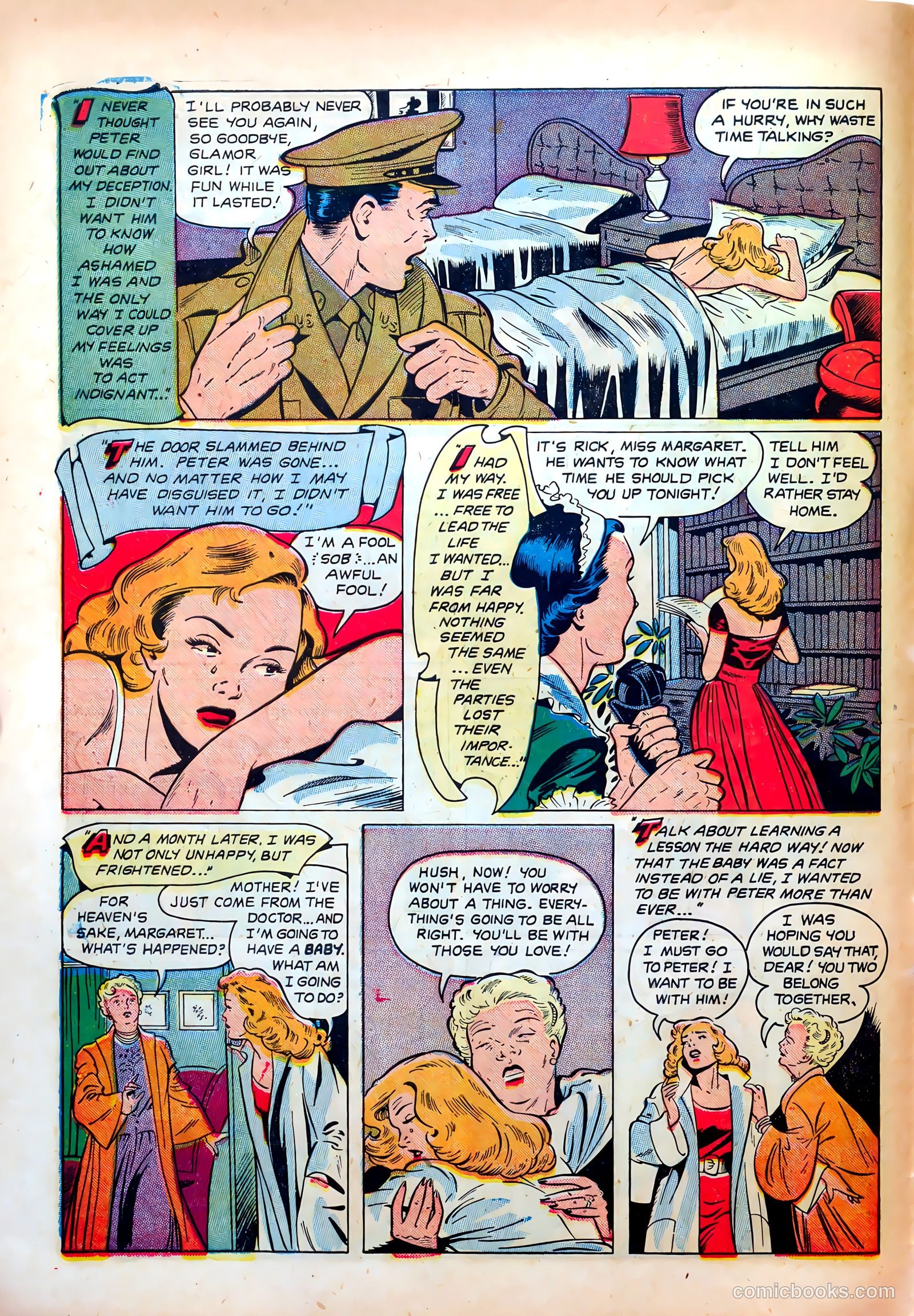 Wartime Romances #8 (1952) — page 10 of 36
