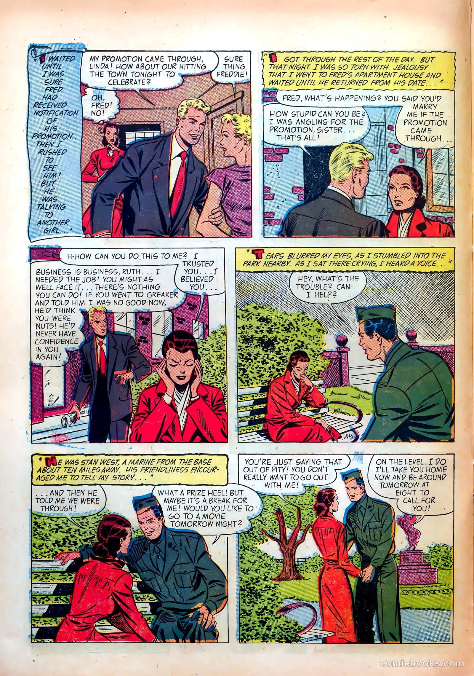 Wartime Romances #8 (1952) — page 14 of 36
