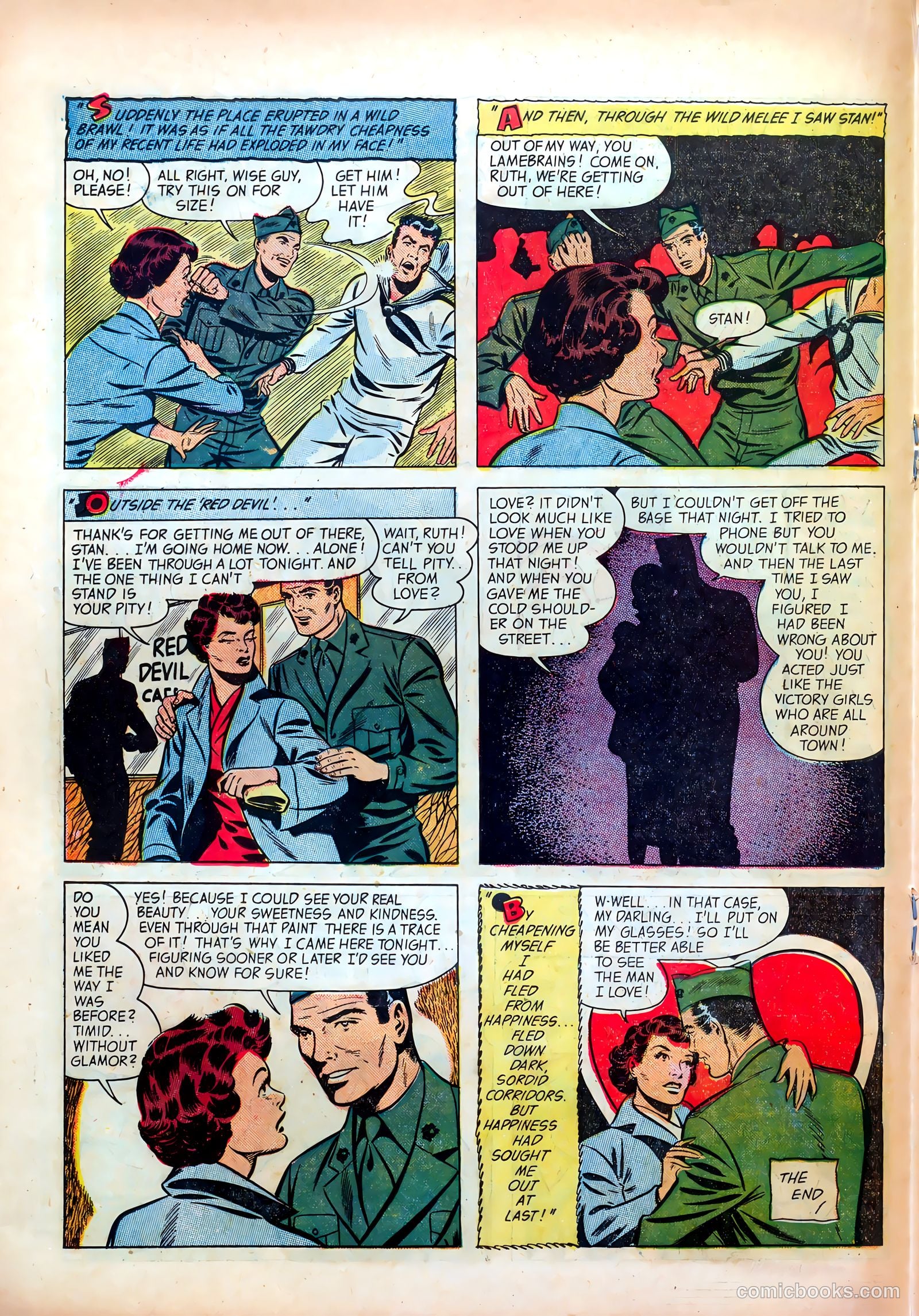 Wartime Romances #8 (1952) — page 18 of 36