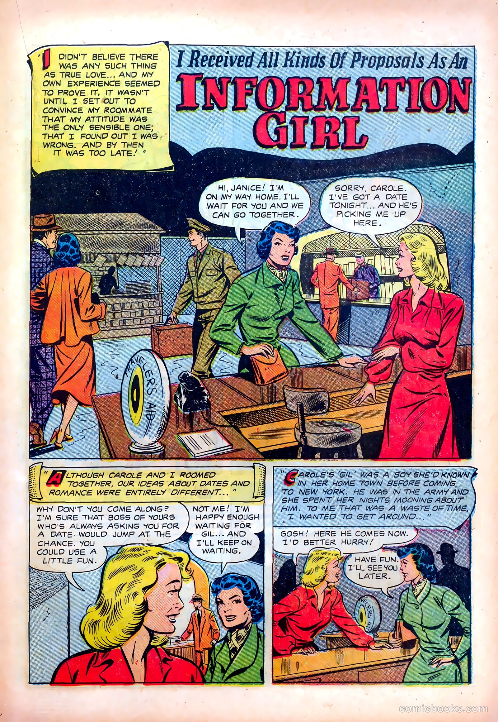 Wartime Romances #8 (1952) — page 19 of 36