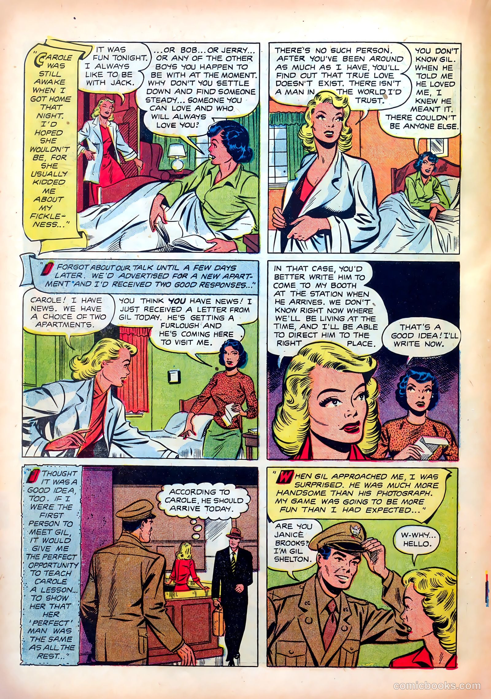Wartime Romances #8 (1952) — page 20 of 36