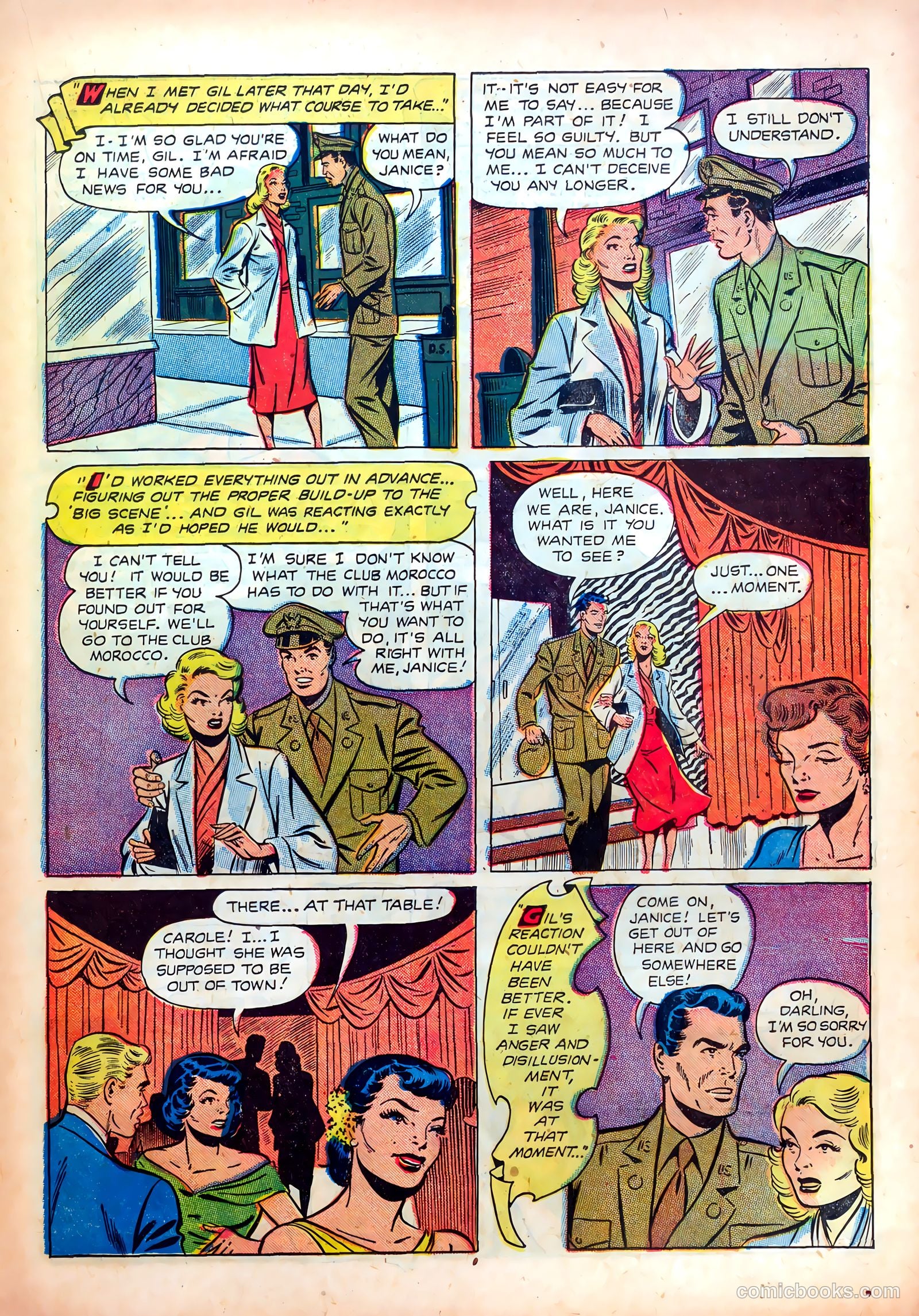 Wartime Romances #8 (1952) — page 23 of 36
