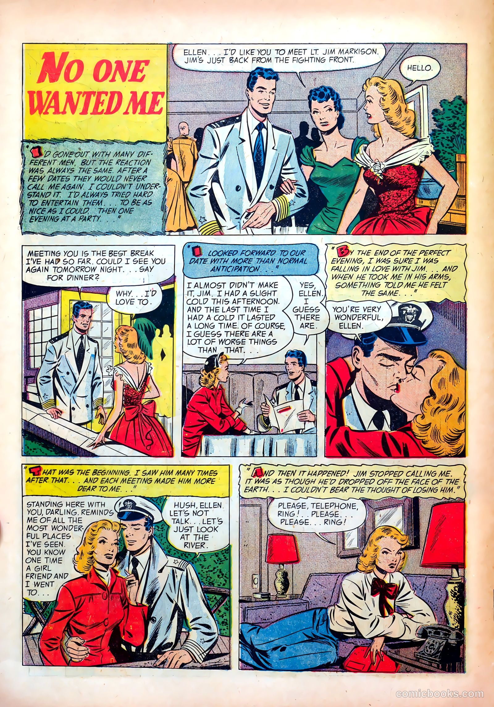 Wartime Romances #8 (1952) — page 26 of 36
