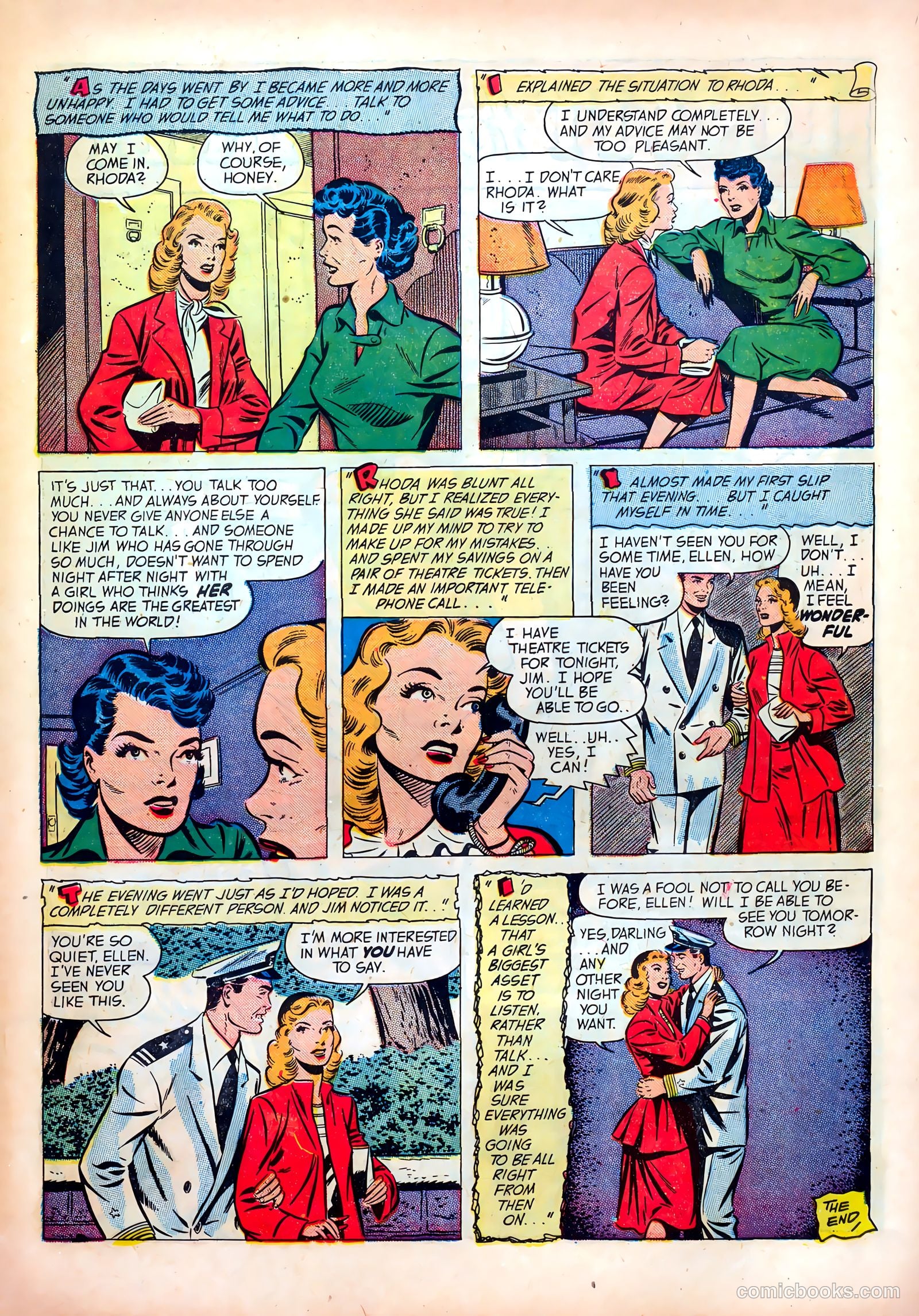 Wartime Romances #8 (1952) — page 27 of 36
