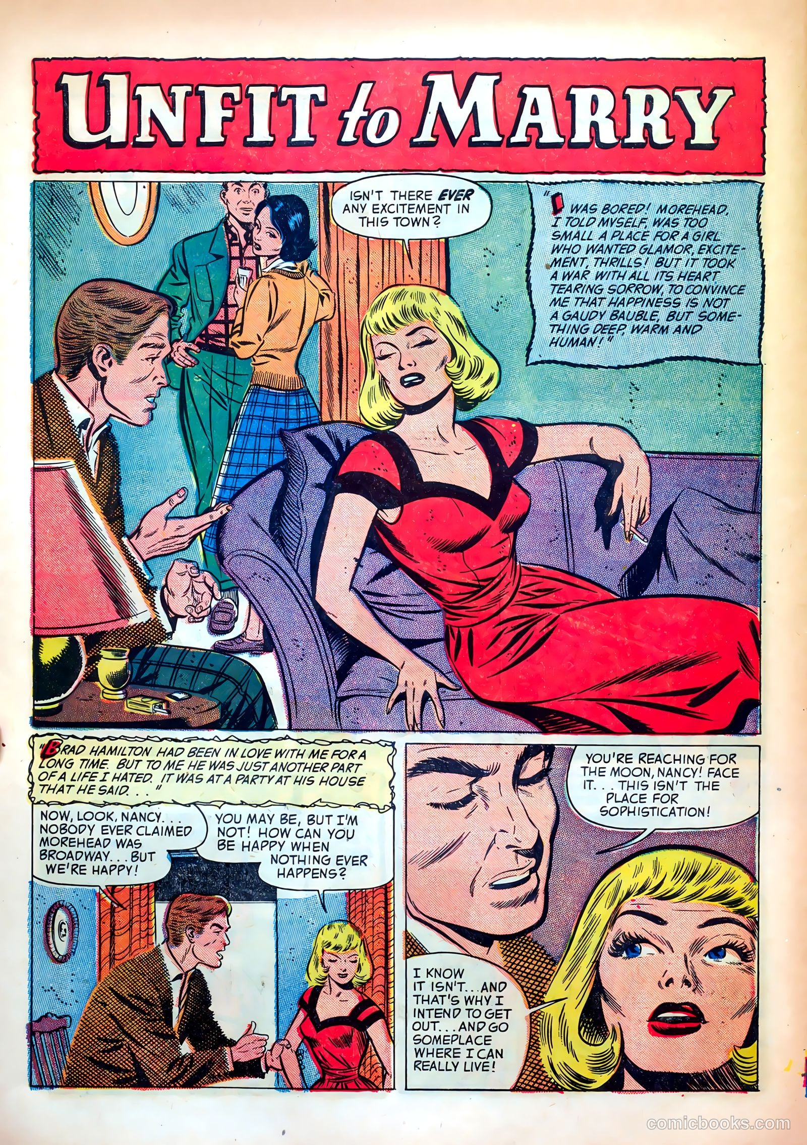 Wartime Romances #8 (1952) — page 28 of 36