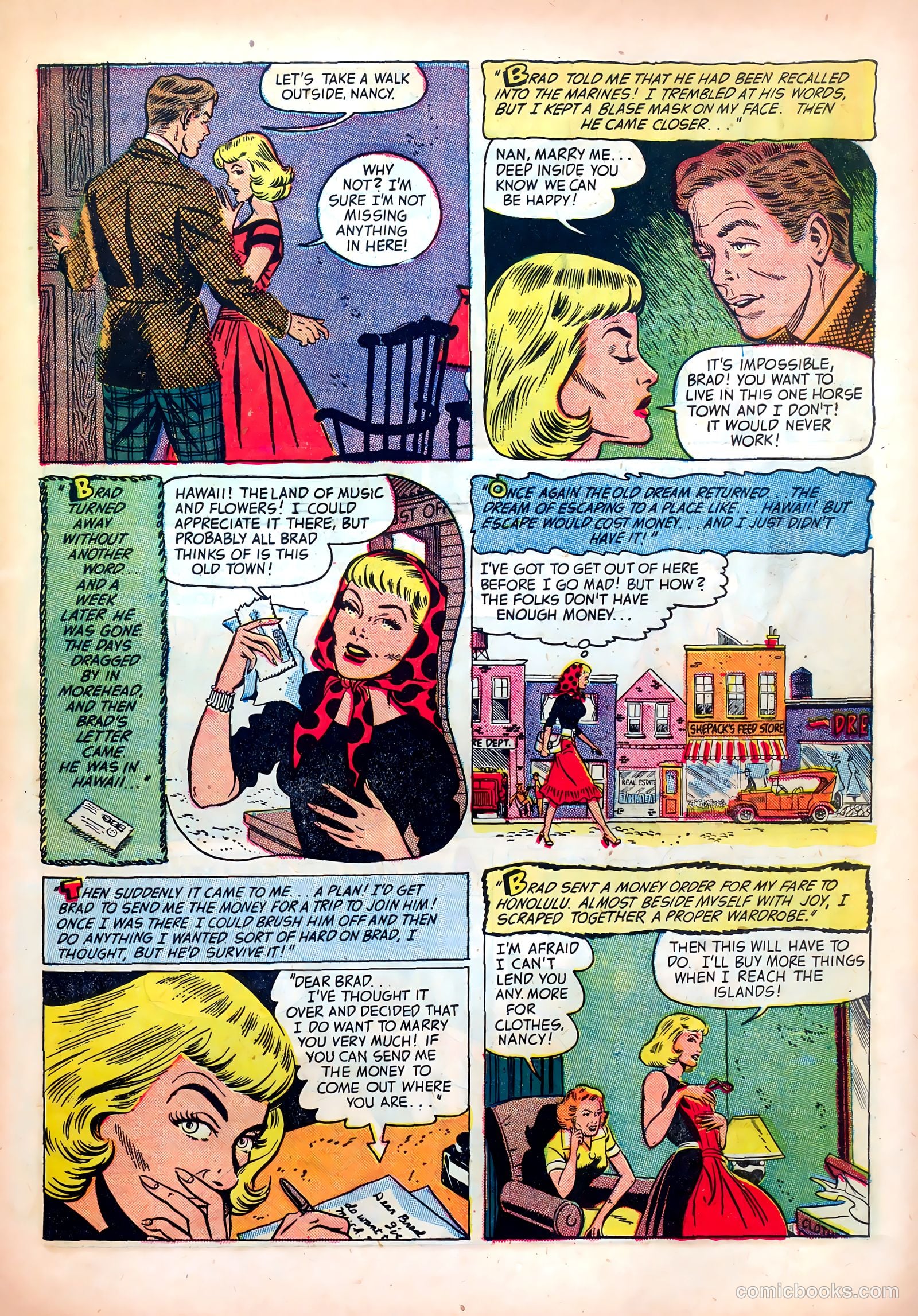 Wartime Romances #8 (1952) — page 29 of 36