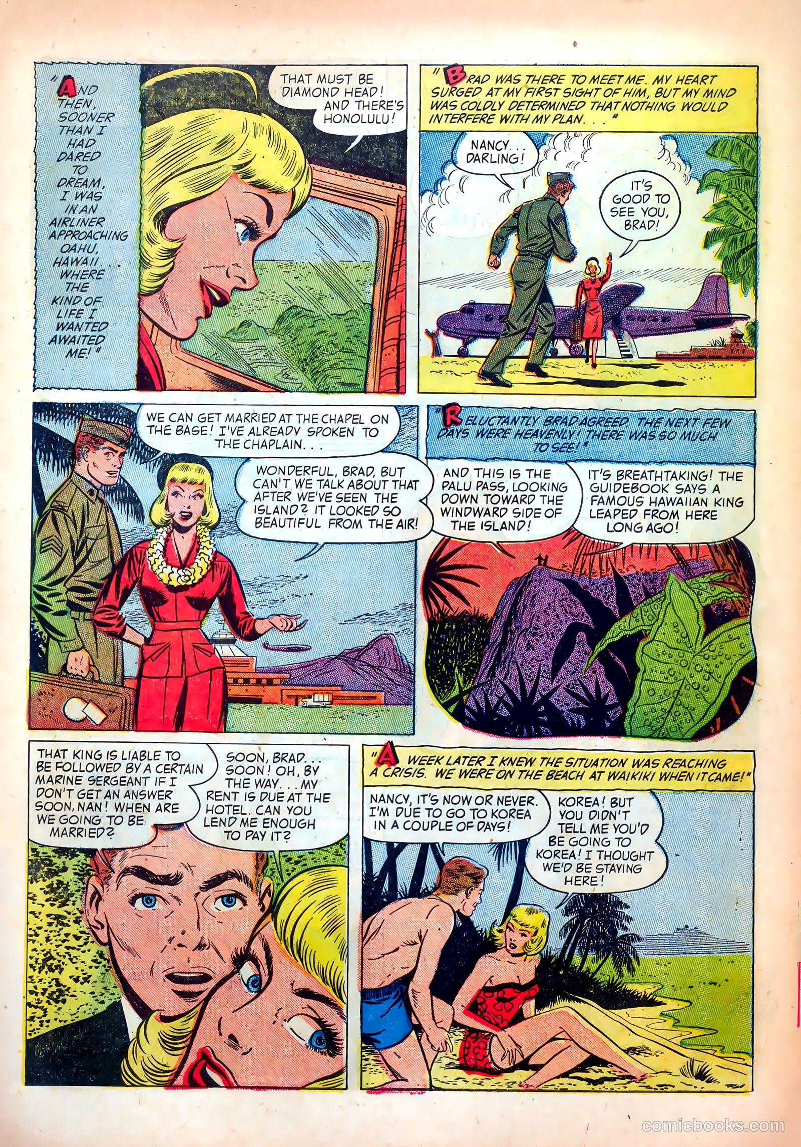 Wartime Romances #8 (1952) — page 30 of 36