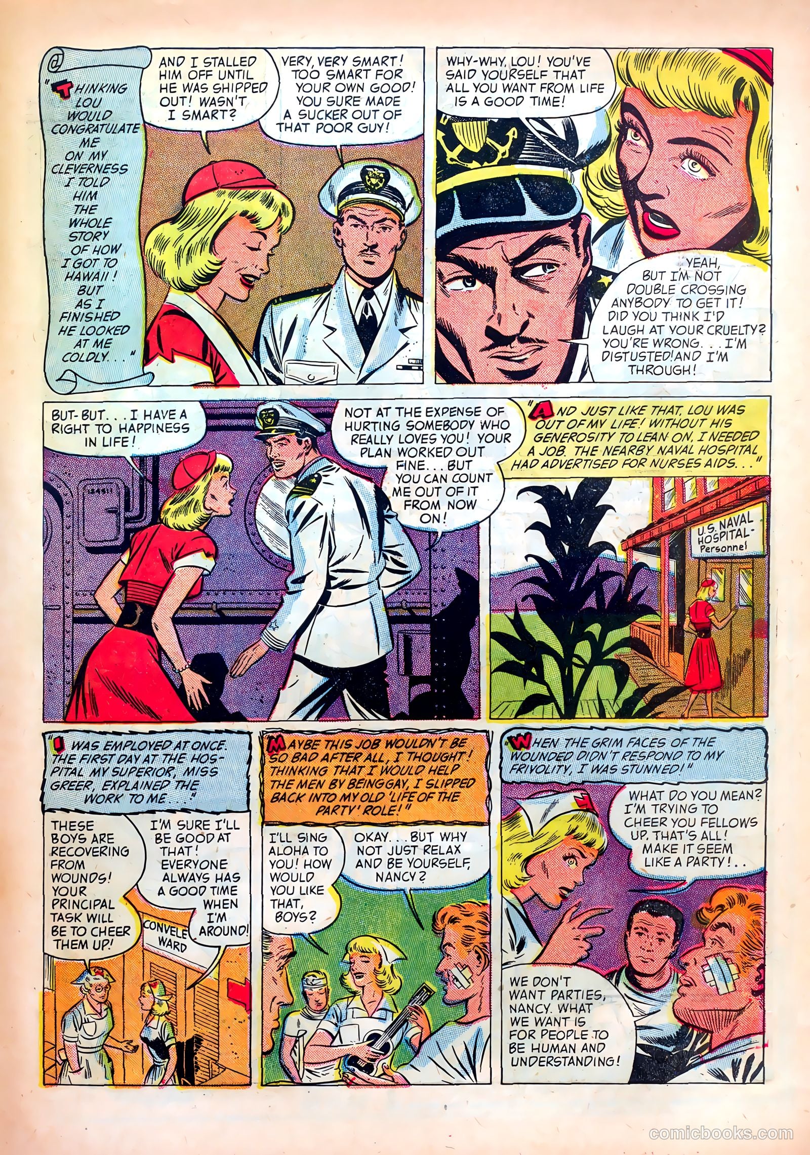 Wartime Romances #8 (1952) — page 33 of 36