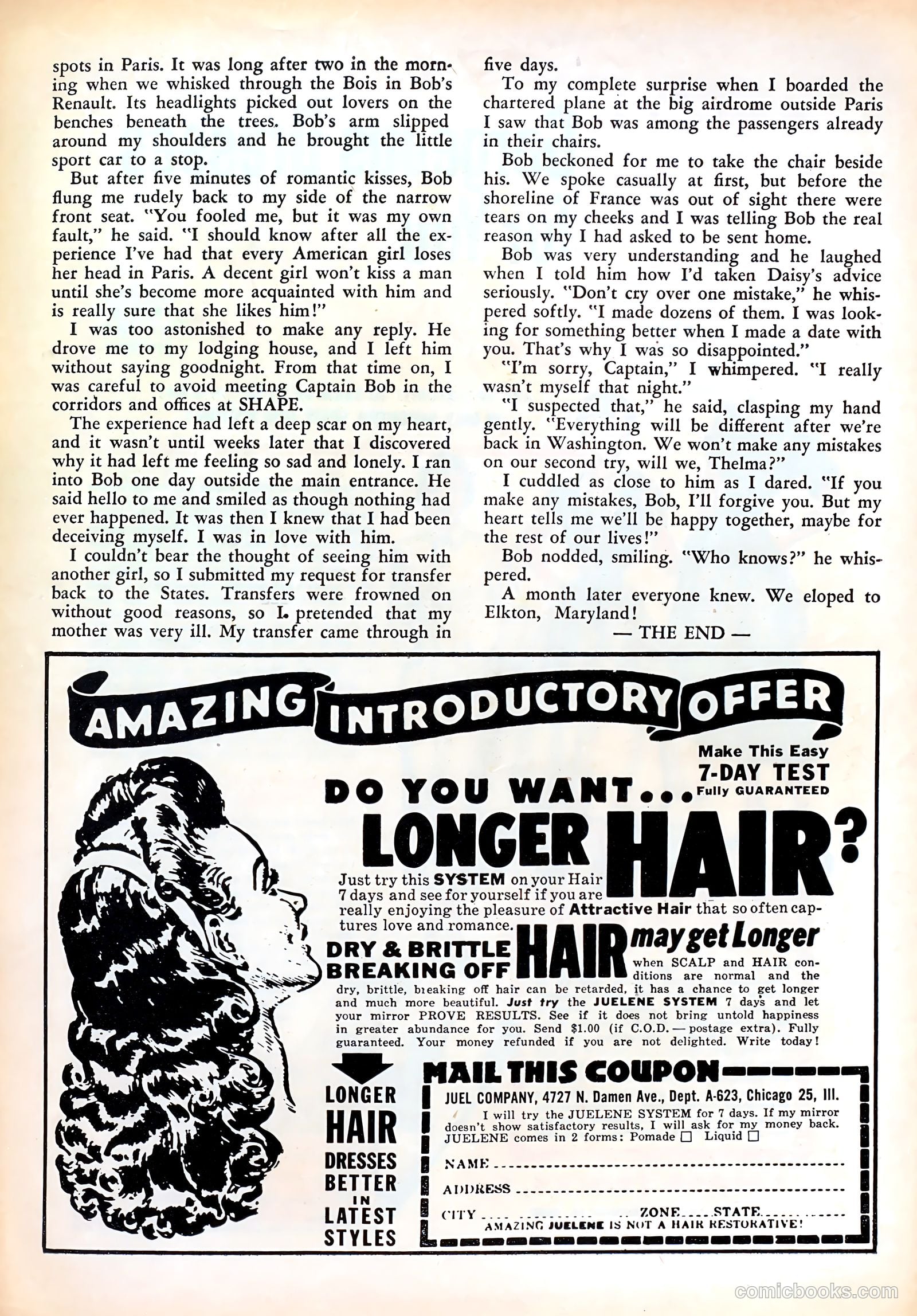 Wartime Romances #8 (1952) — page 35 of 36