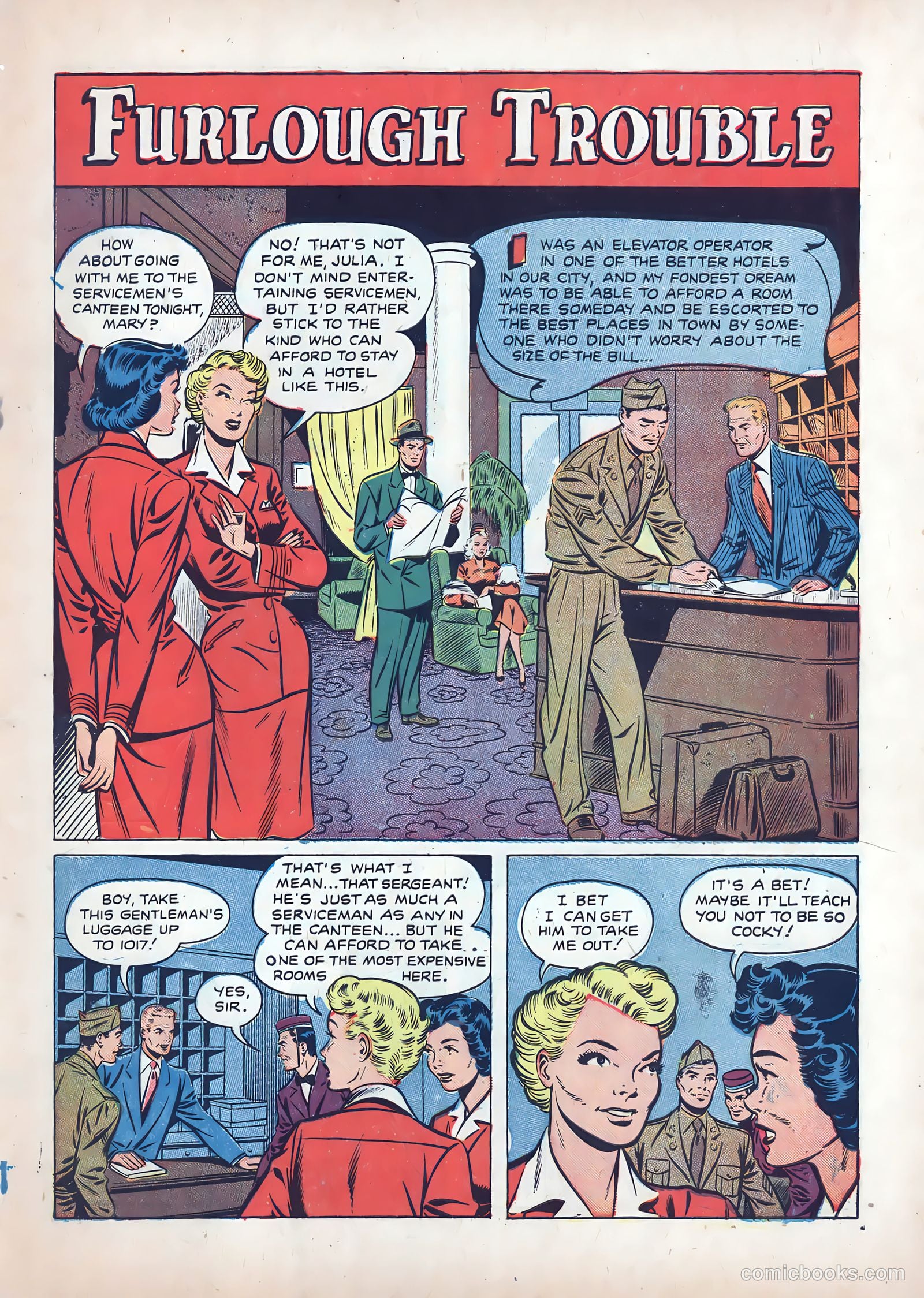 Wartime Romances #9 (1952) — page 3 of 36