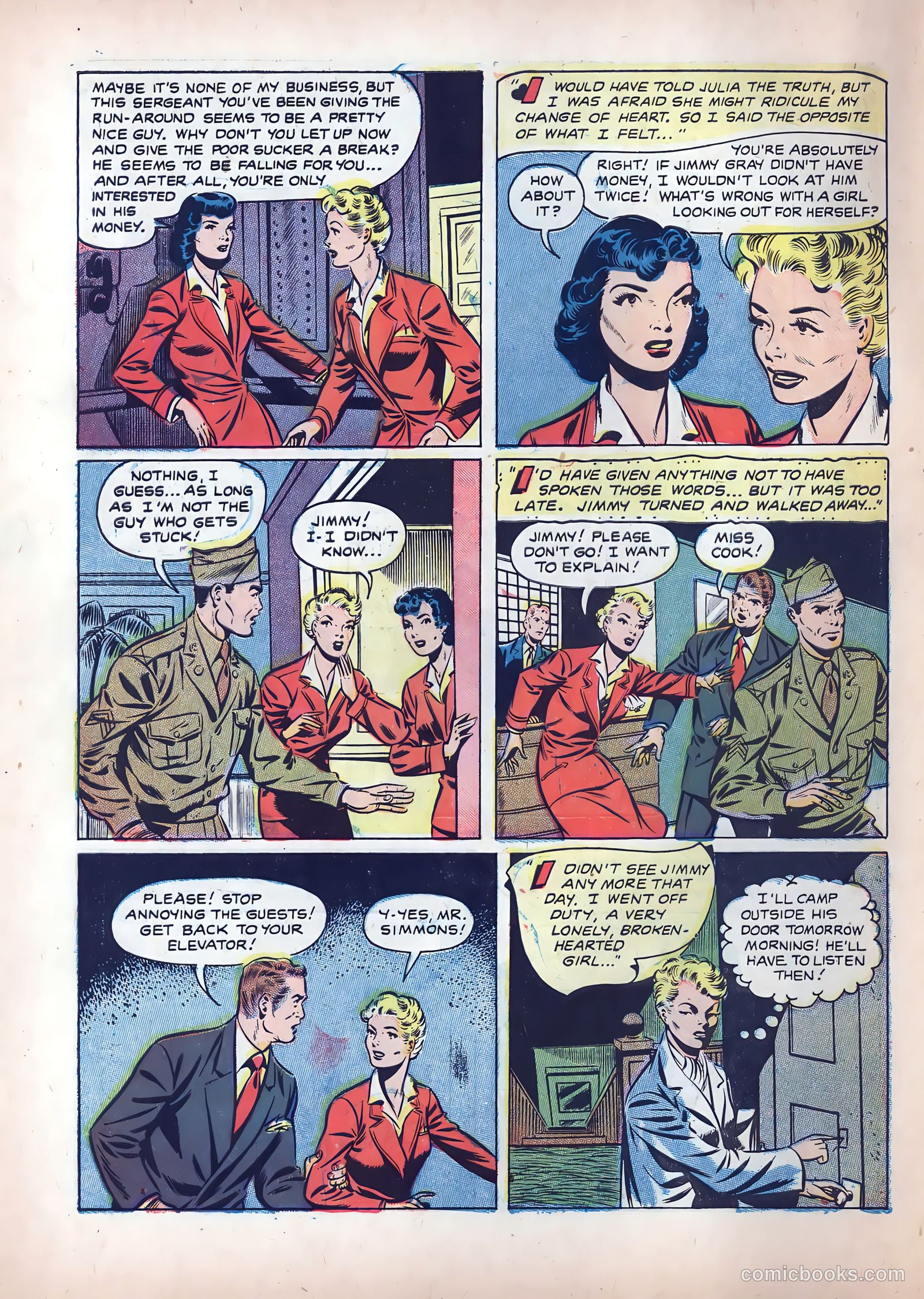 Wartime Romances #9 (1952) — page 6 of 36