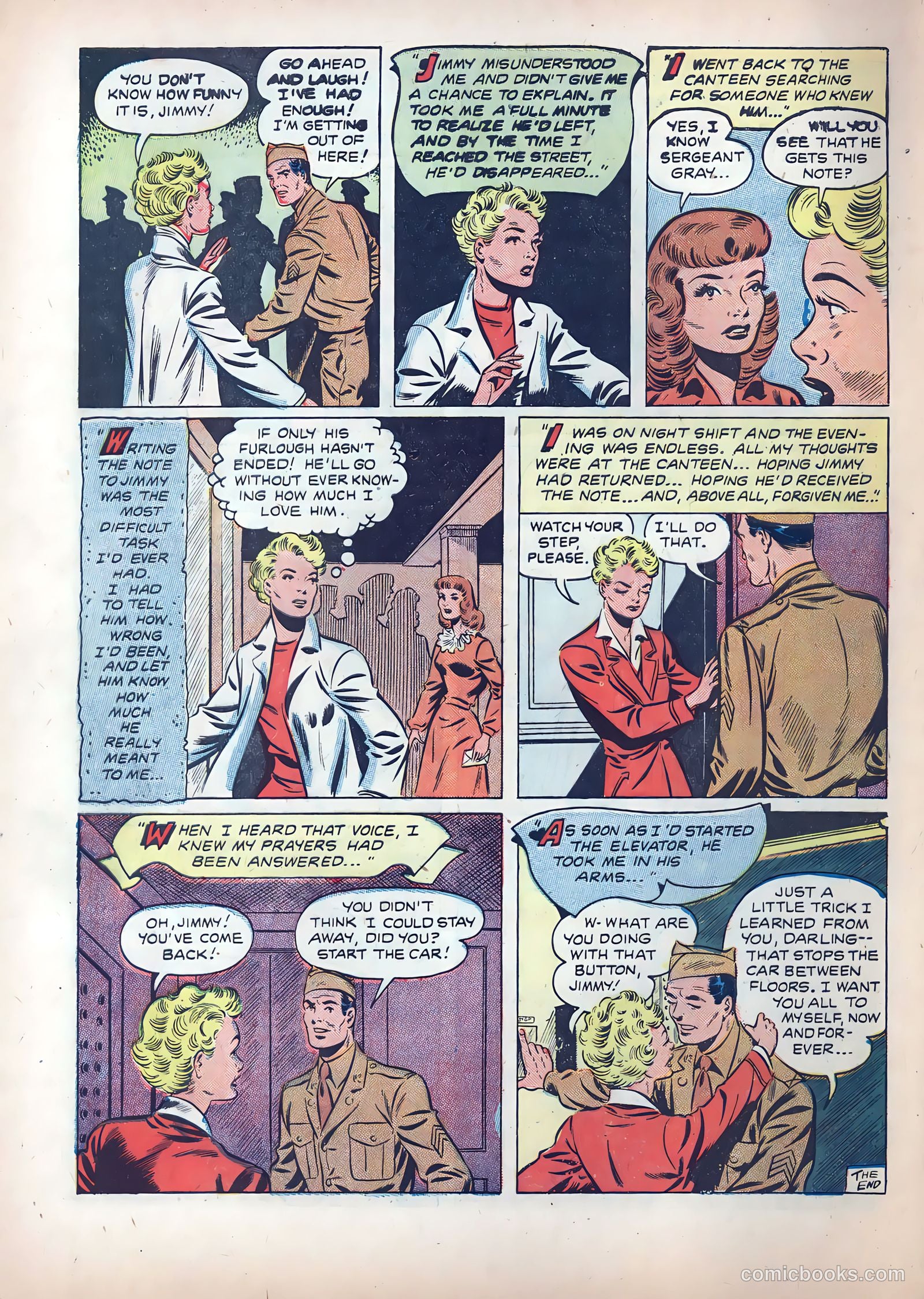 Wartime Romances #9 (1952) — page 8 of 36