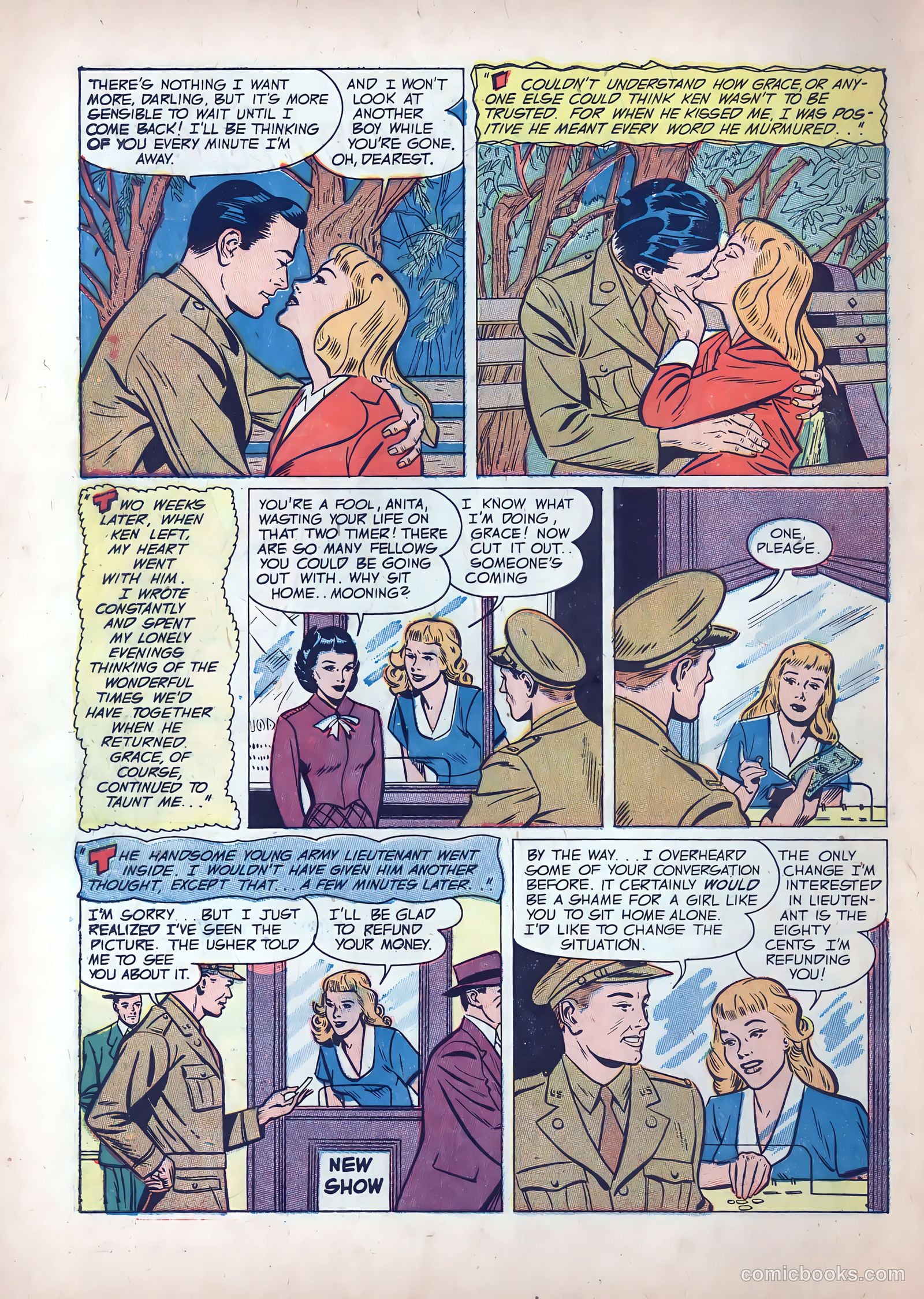 Wartime Romances #9 (1952) — page 10 of 36