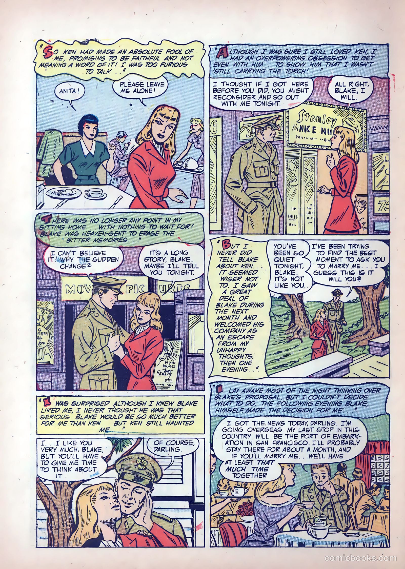 Wartime Romances #9 (1952) — page 12 of 36