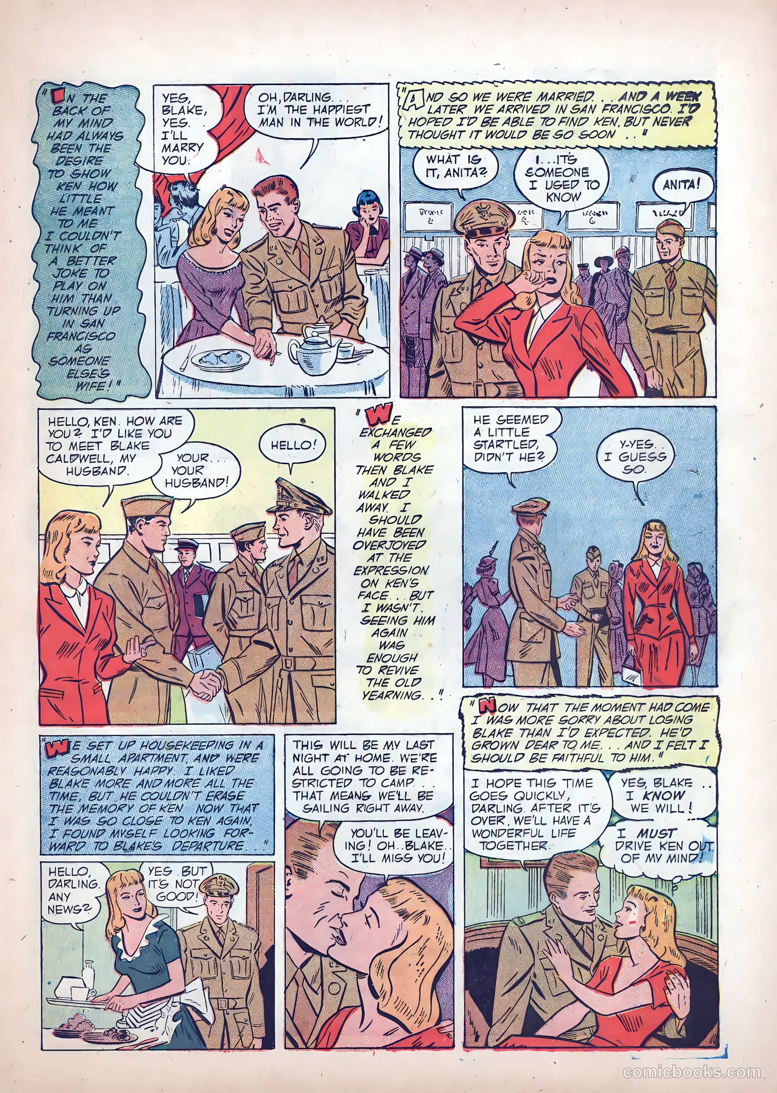 Wartime Romances #9 (1952) — page 13 of 36