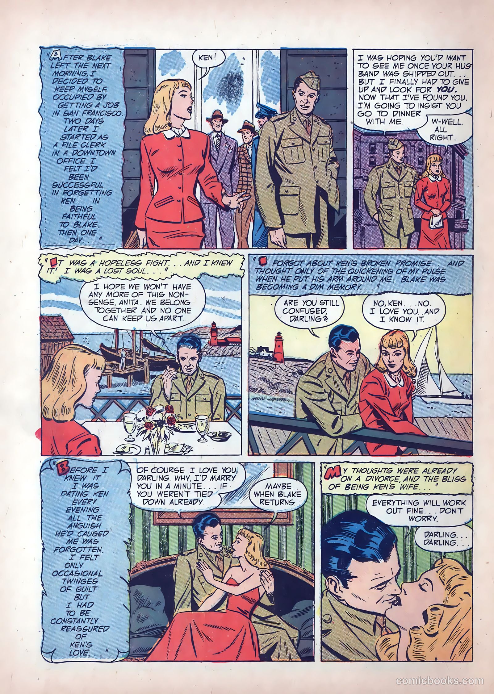 Wartime Romances #9 (1952) — page 14 of 36