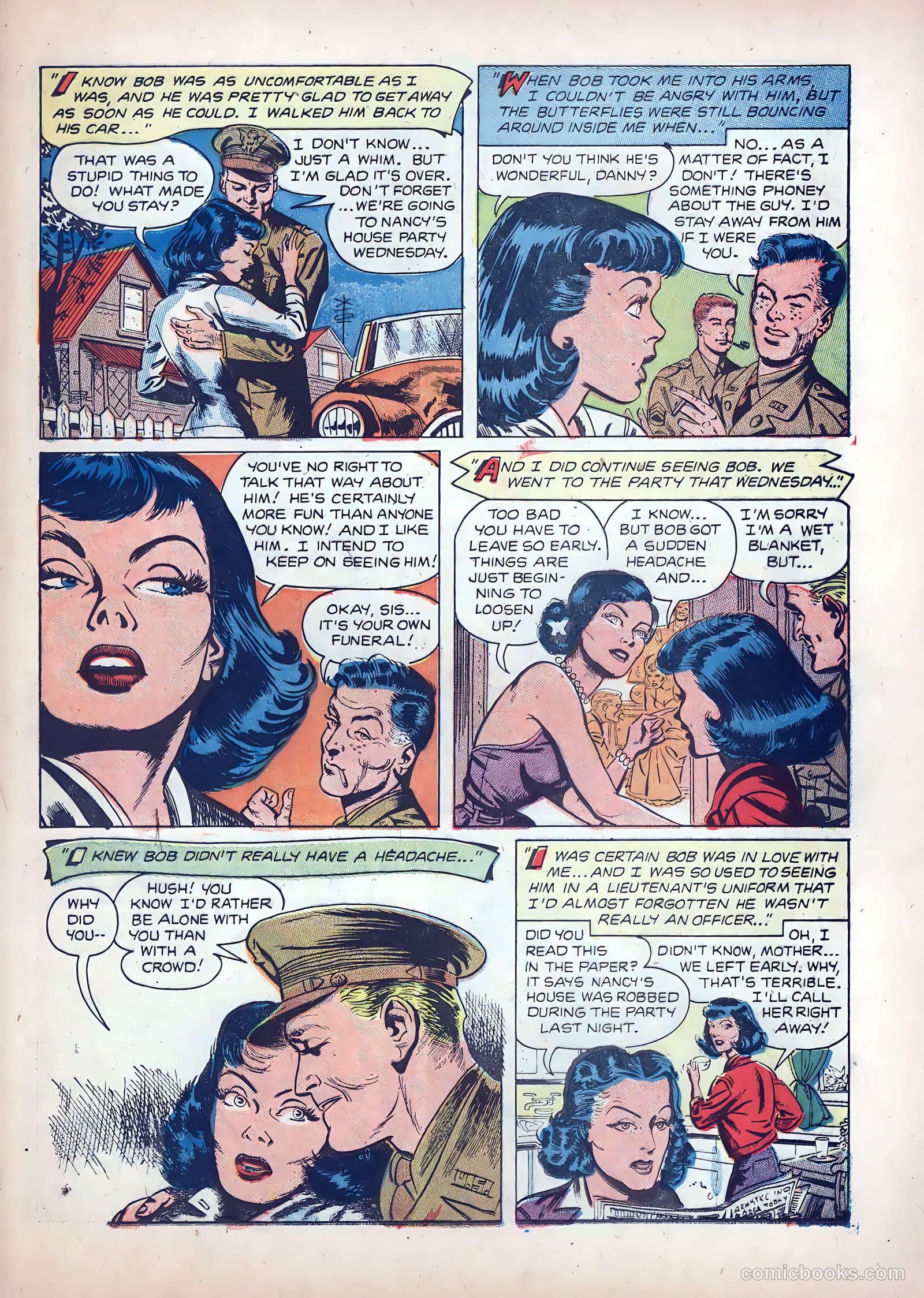Wartime Romances #9 (1952) — page 21 of 36