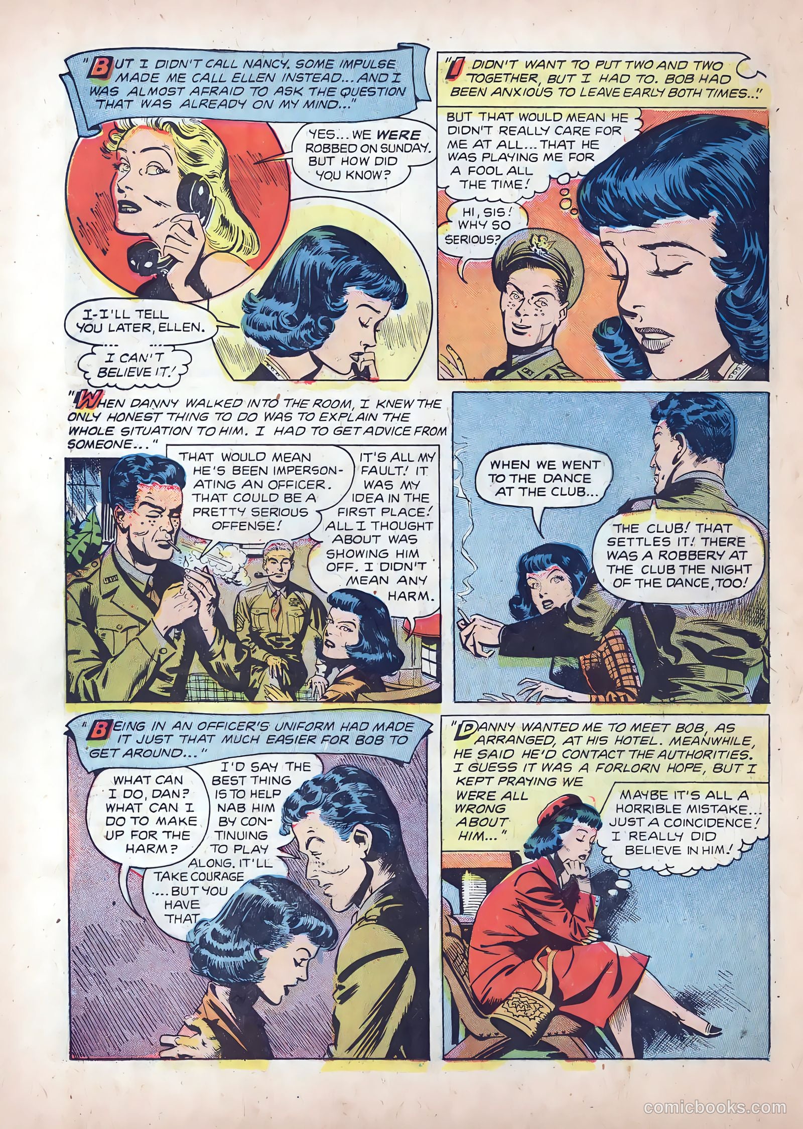 Wartime Romances #9 (1952) — page 22 of 36