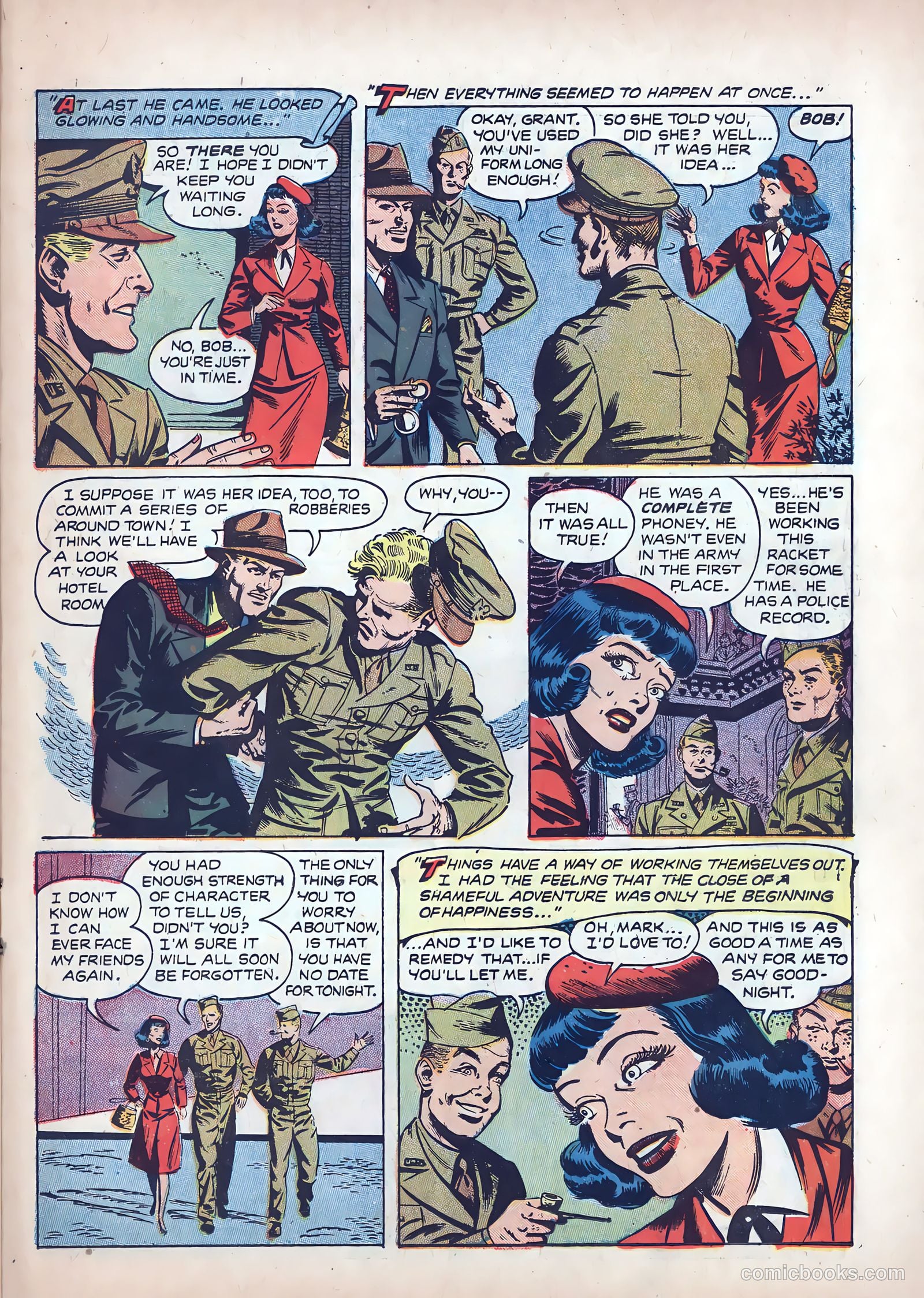 Wartime Romances #9 (1952) — page 23 of 36