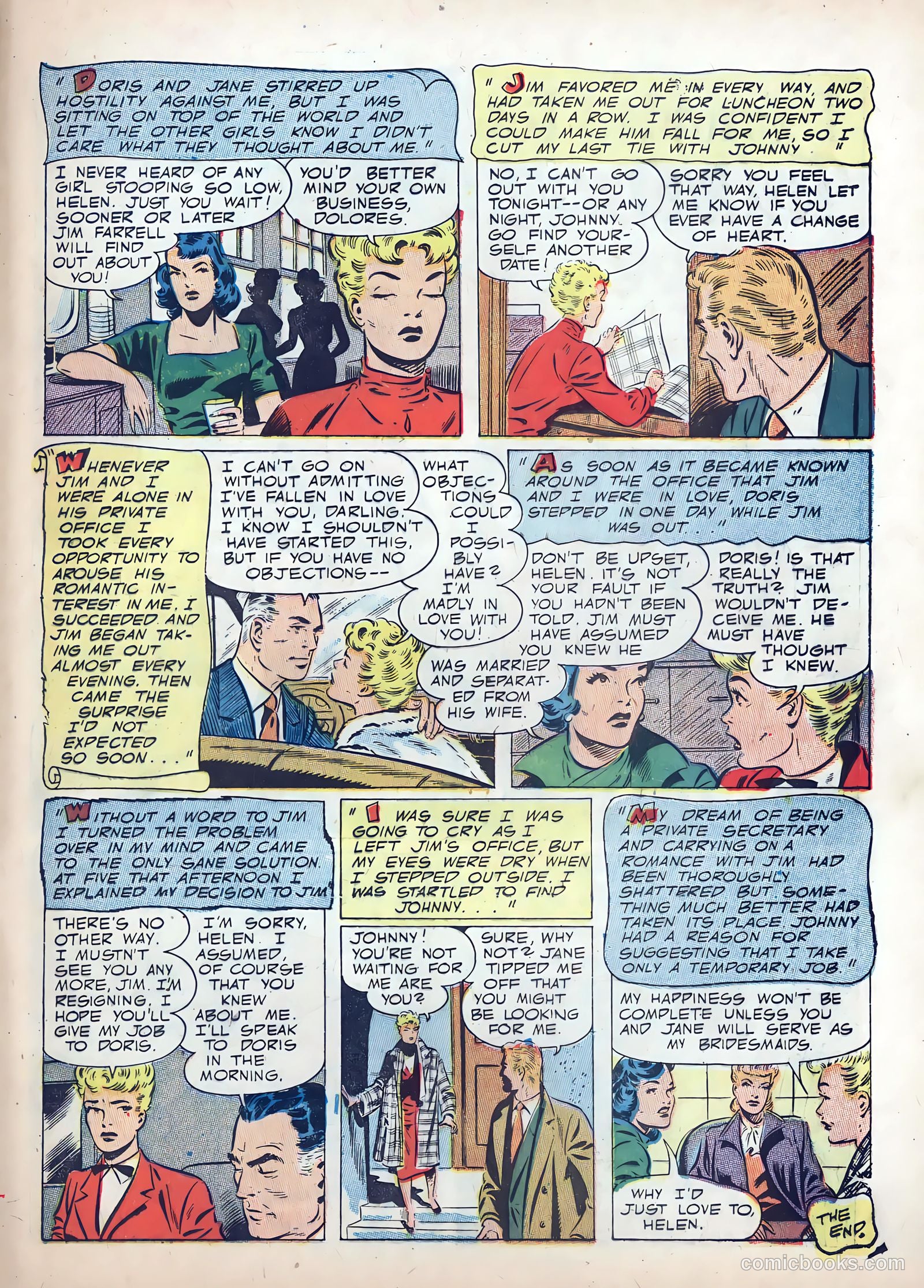 Wartime Romances #9 (1952) — page 25 of 36