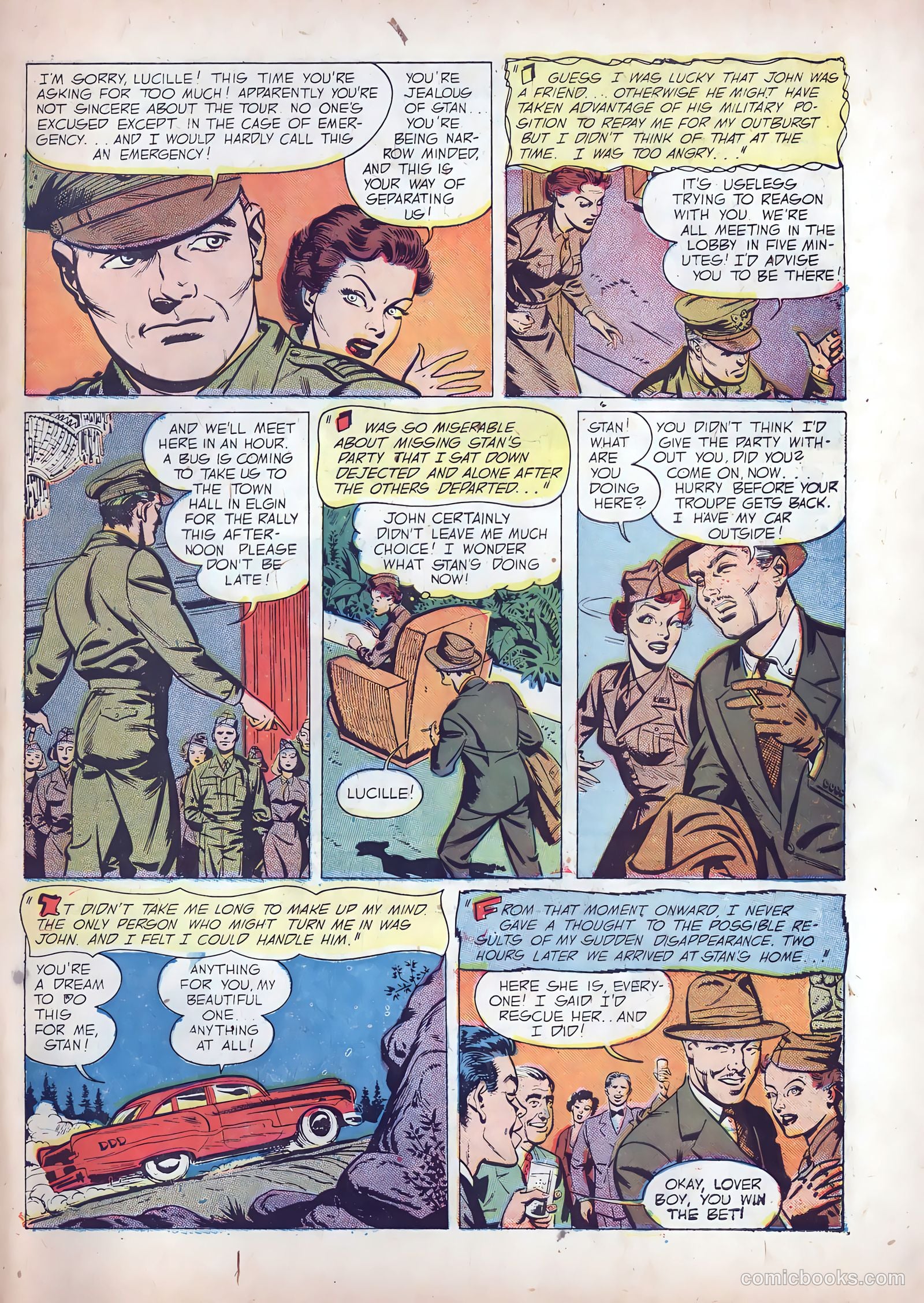 Wartime Romances #9 (1952) — page 31 of 36