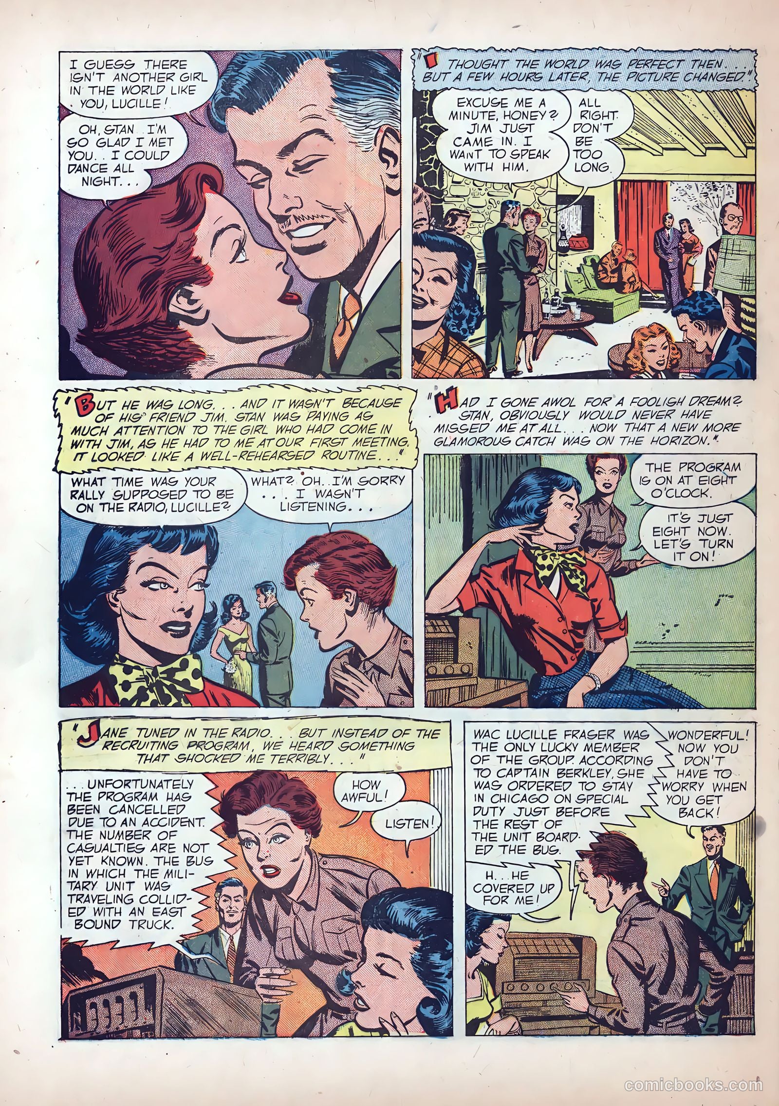 Wartime Romances #9 (1952) — page 32 of 36