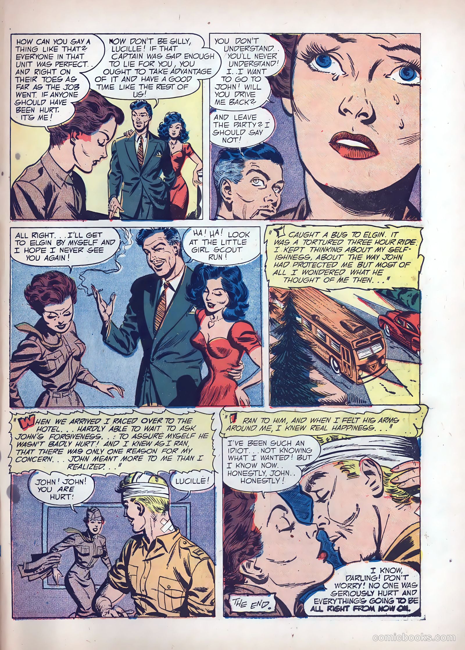 Wartime Romances #9 (1952) — page 33 of 36