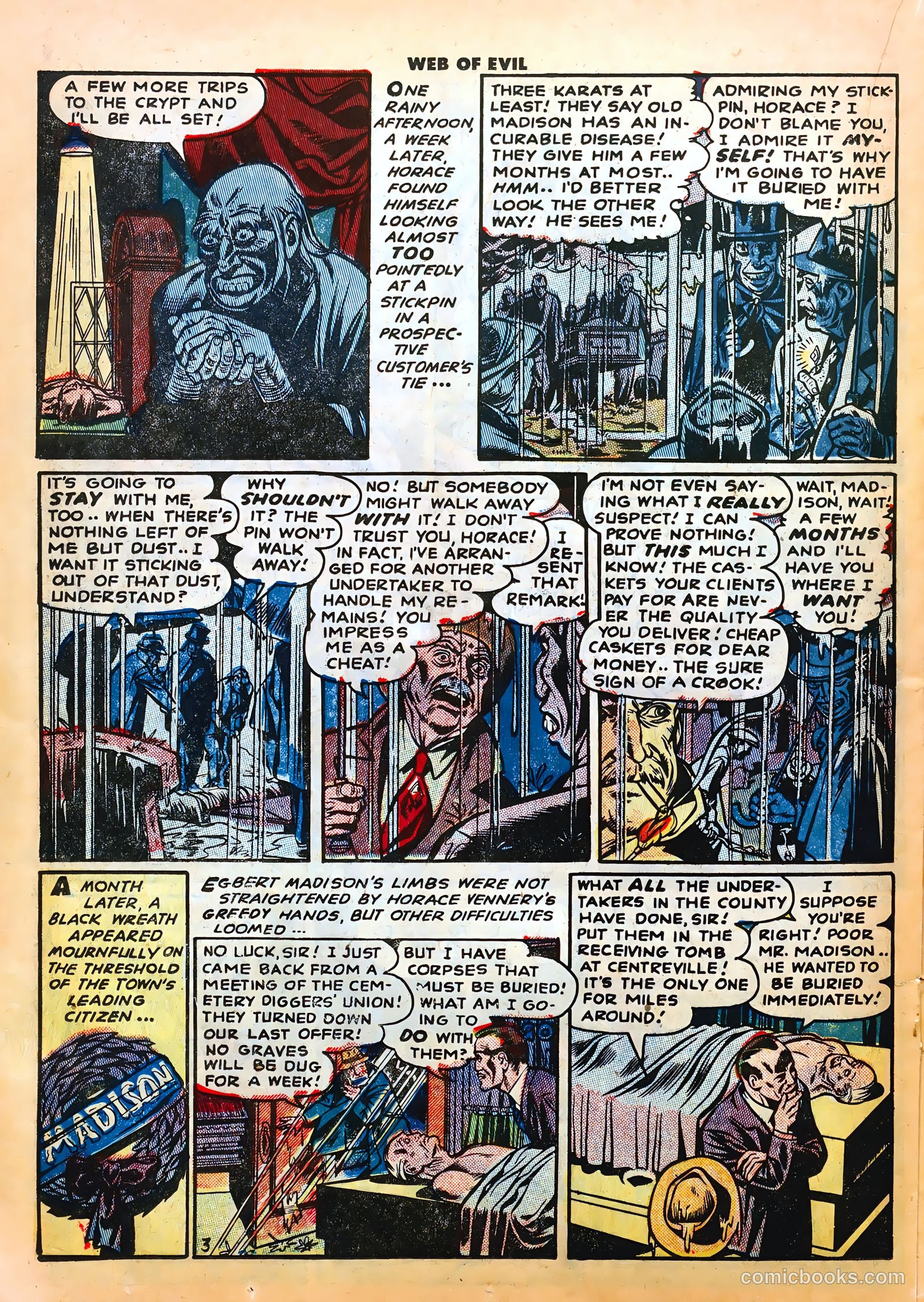 Web of Evil #1 (1952) — page 20 of 36