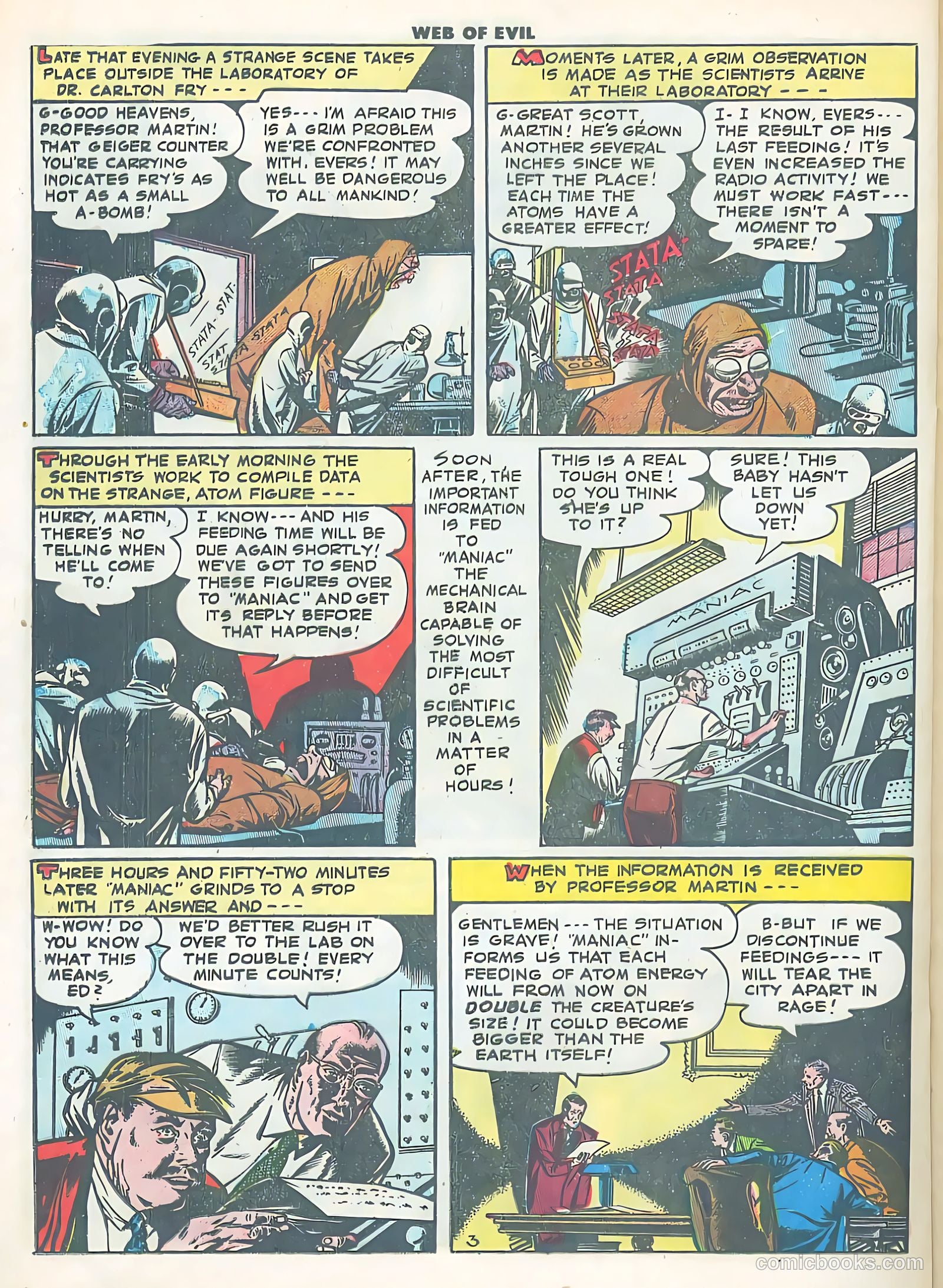 Web of Evil #11 (1954) — page 20 of 36