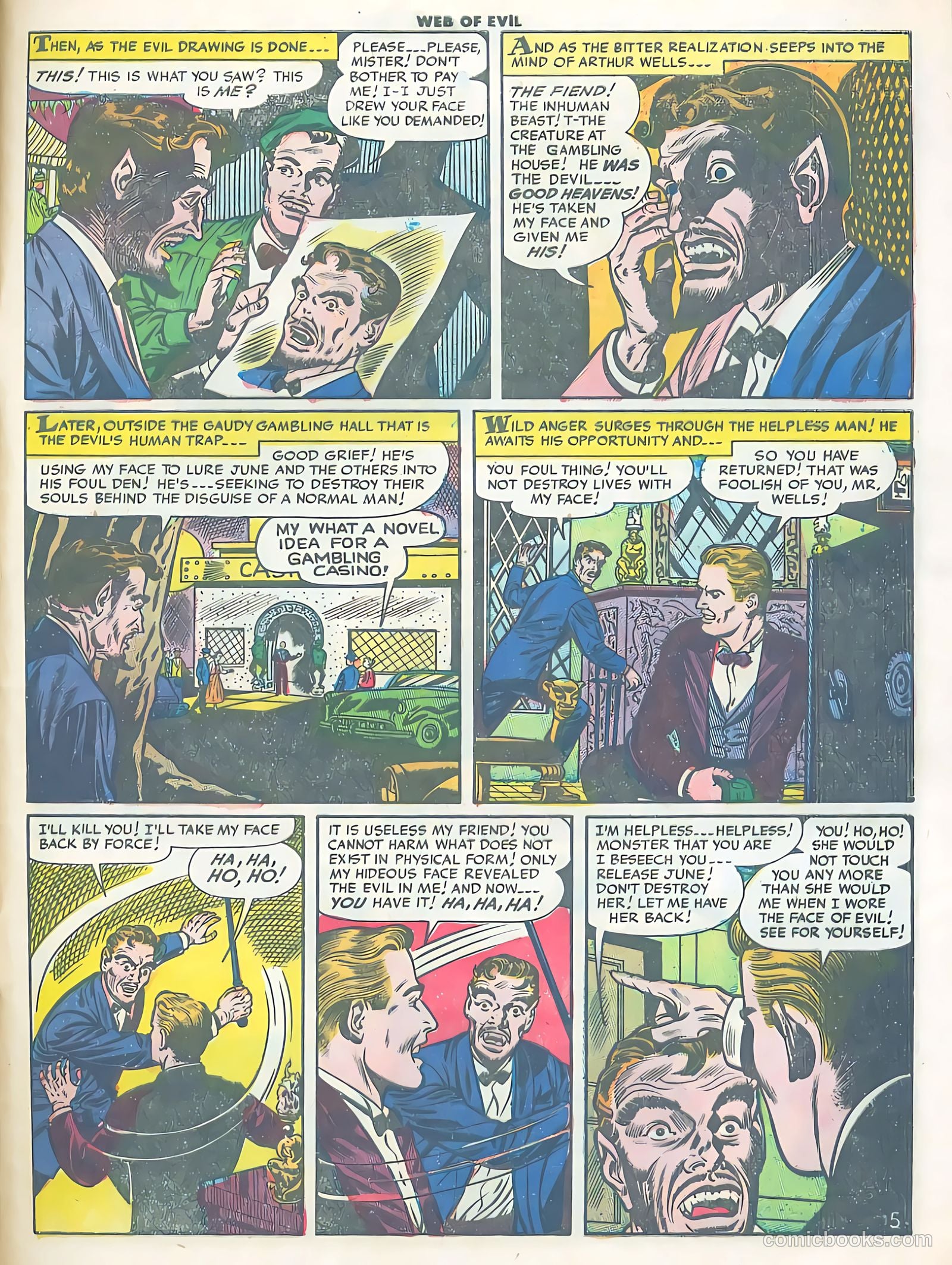 Web of Evil #11 (1954) — page 31 of 36