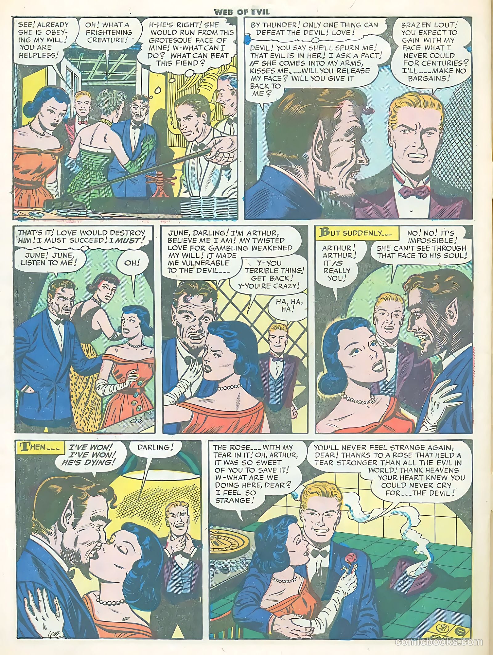 Web of Evil #11 (1954) — page 32 of 36