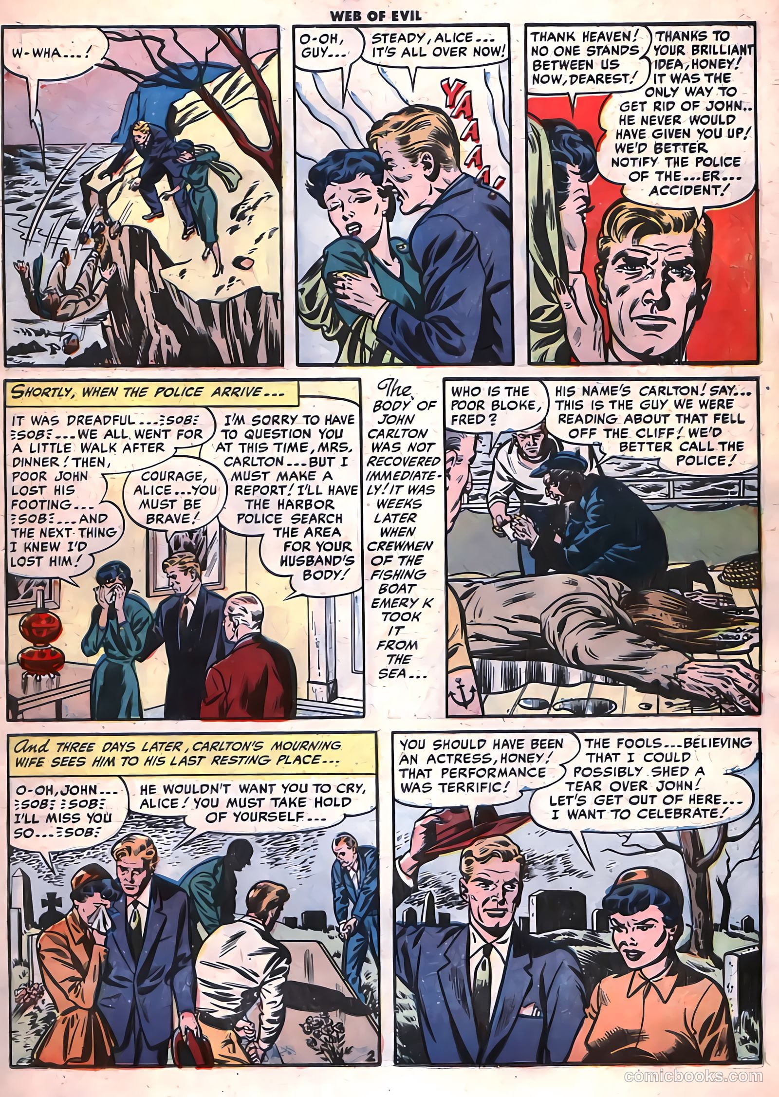 Web of Evil #12 (1954) — page 13 of 36