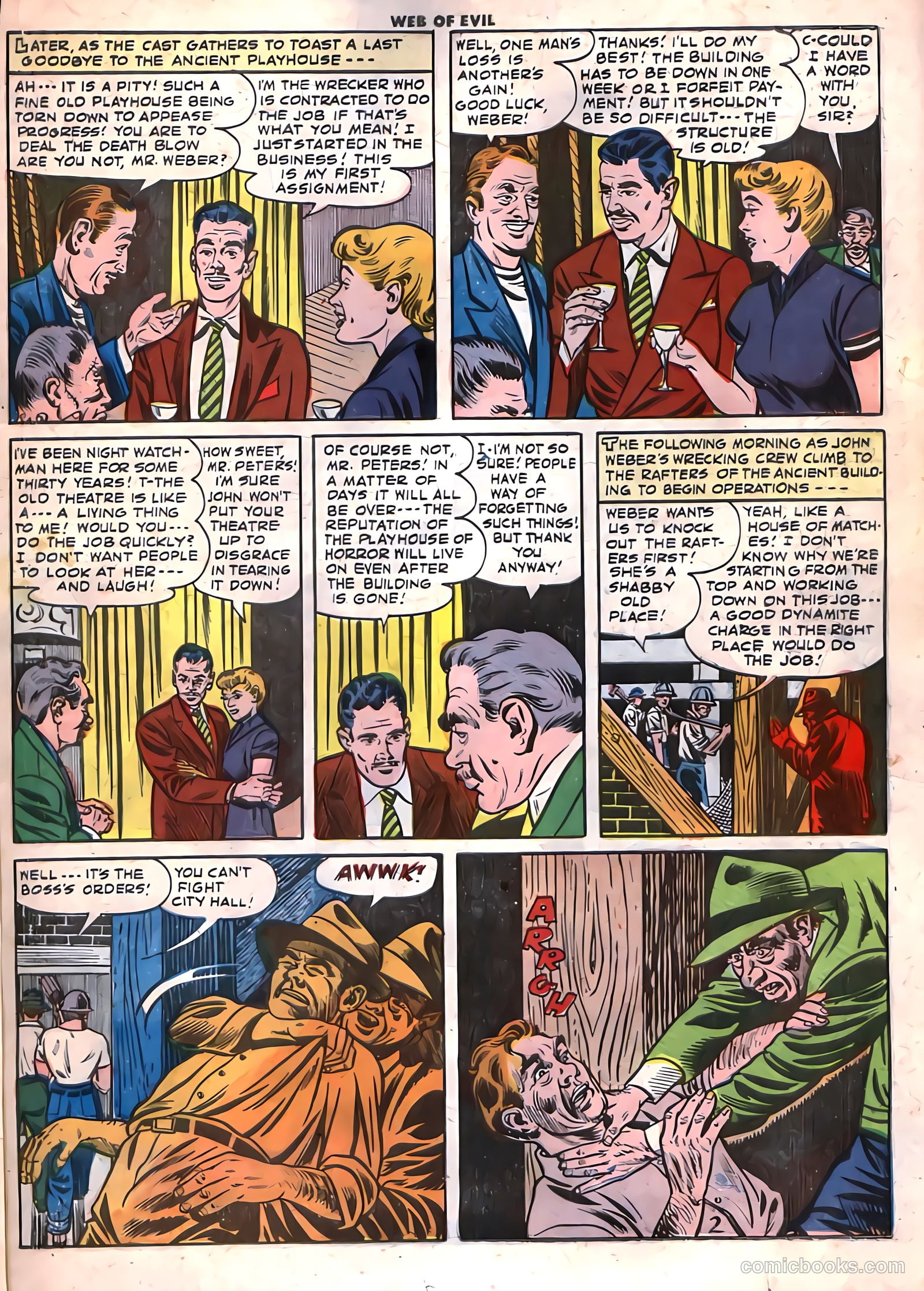 Web of Evil #12 (1954) — page 19 of 36