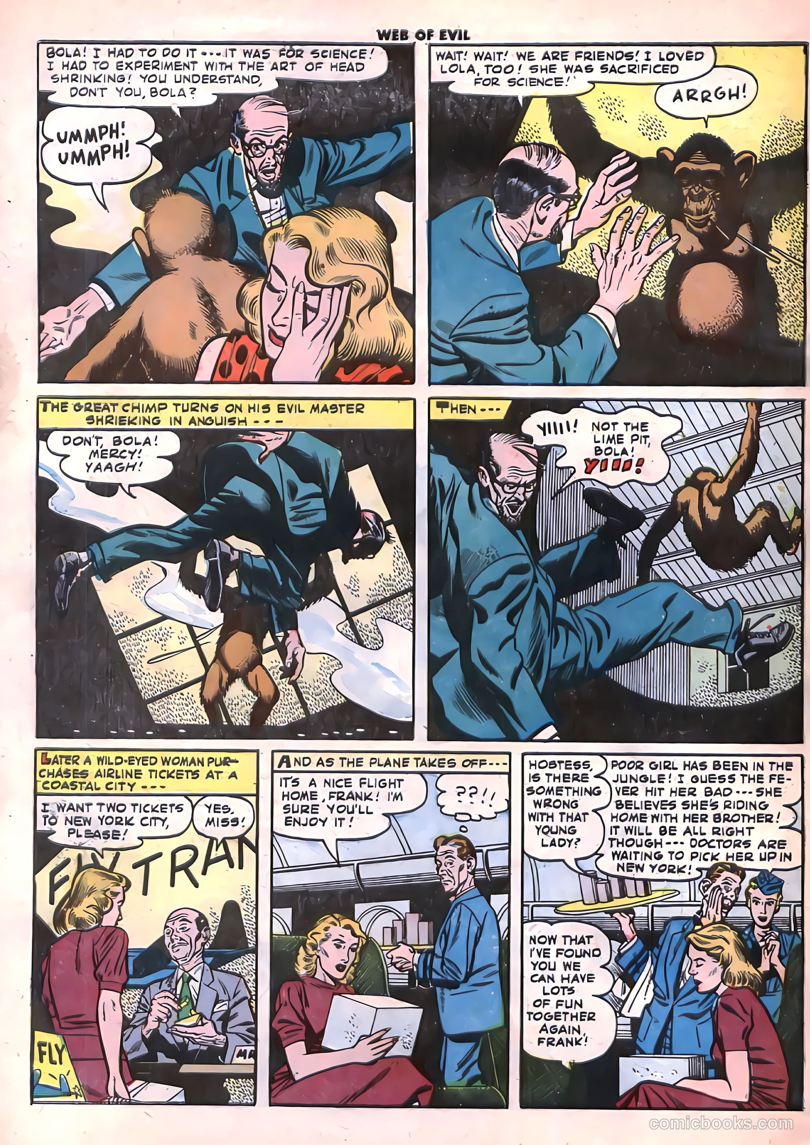 Web of Evil #12 (1954) — page 32 of 36