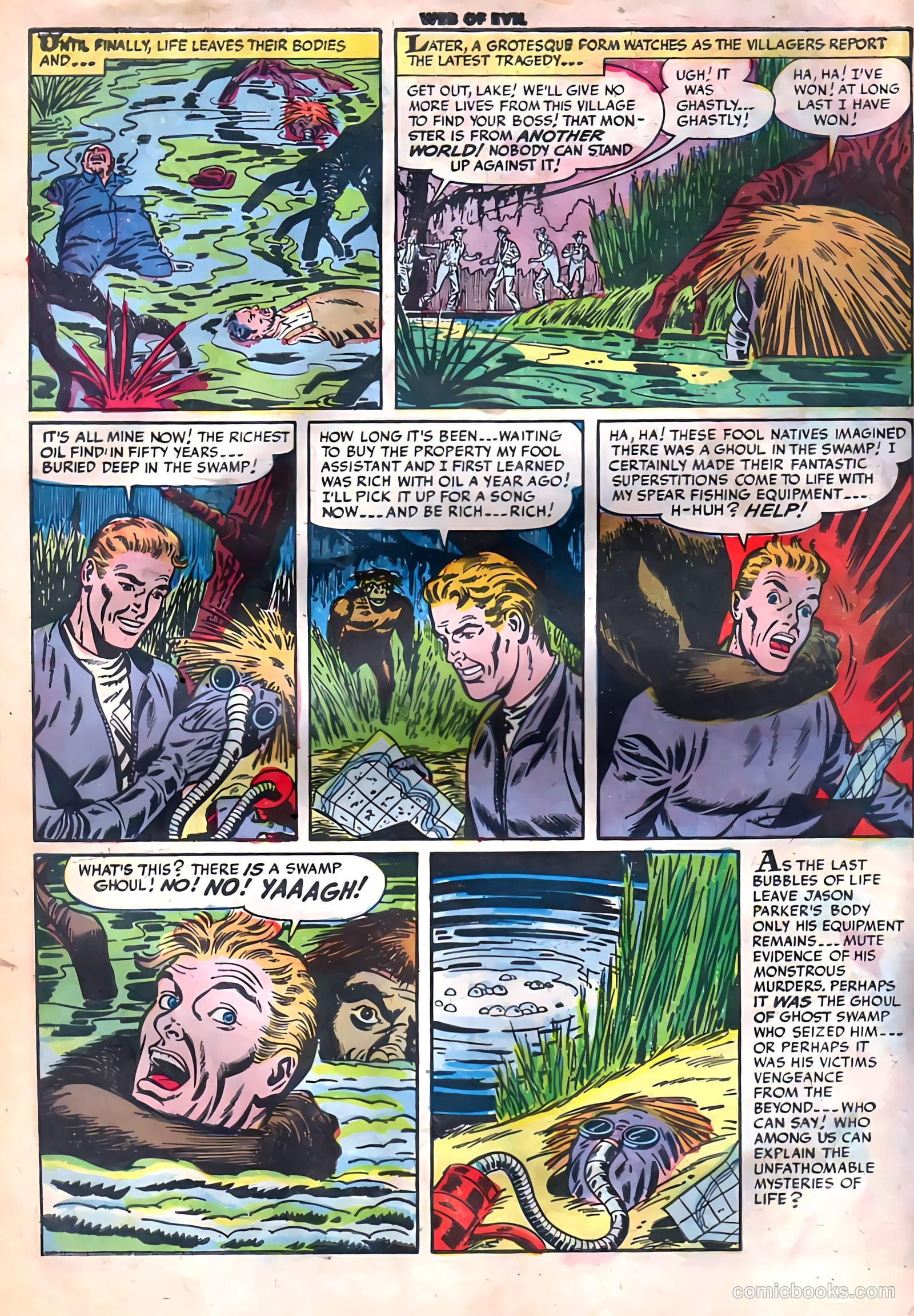 Web of Evil #13 (1954) — page 32 of 36