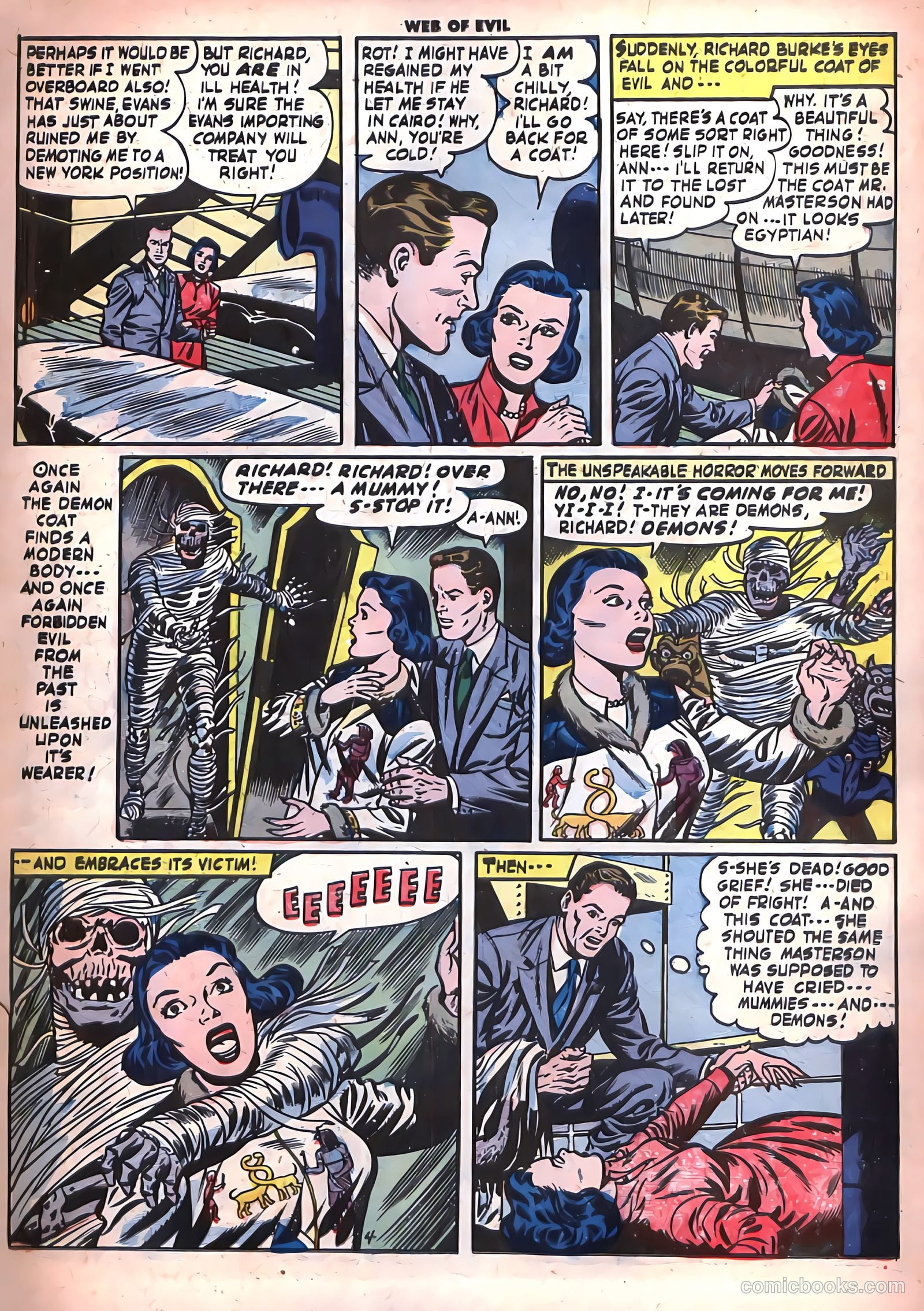 Web of Evil #15 (1954) — page 21 of 36
