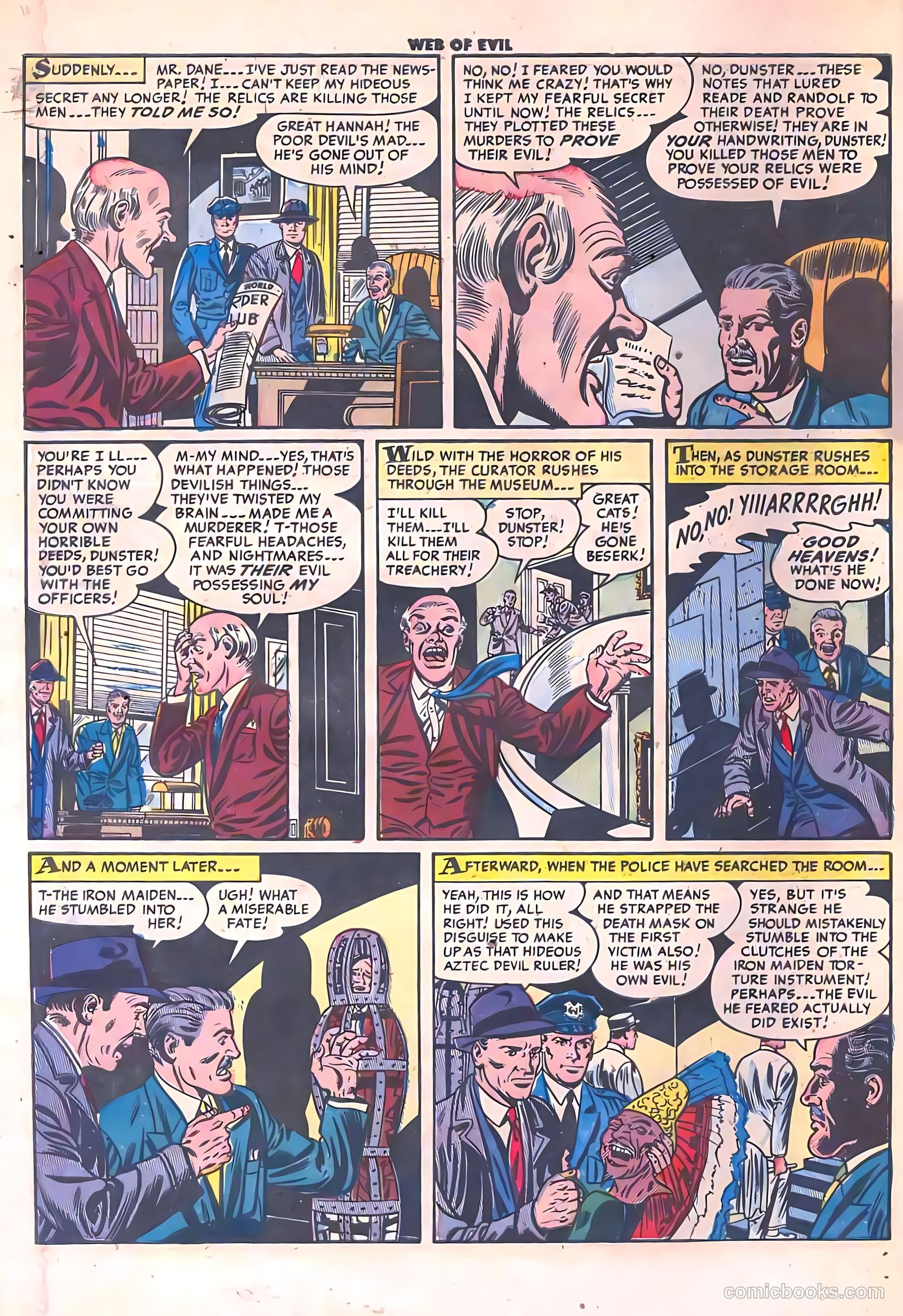 Web of Evil #16 (1954) — page 32 of 36