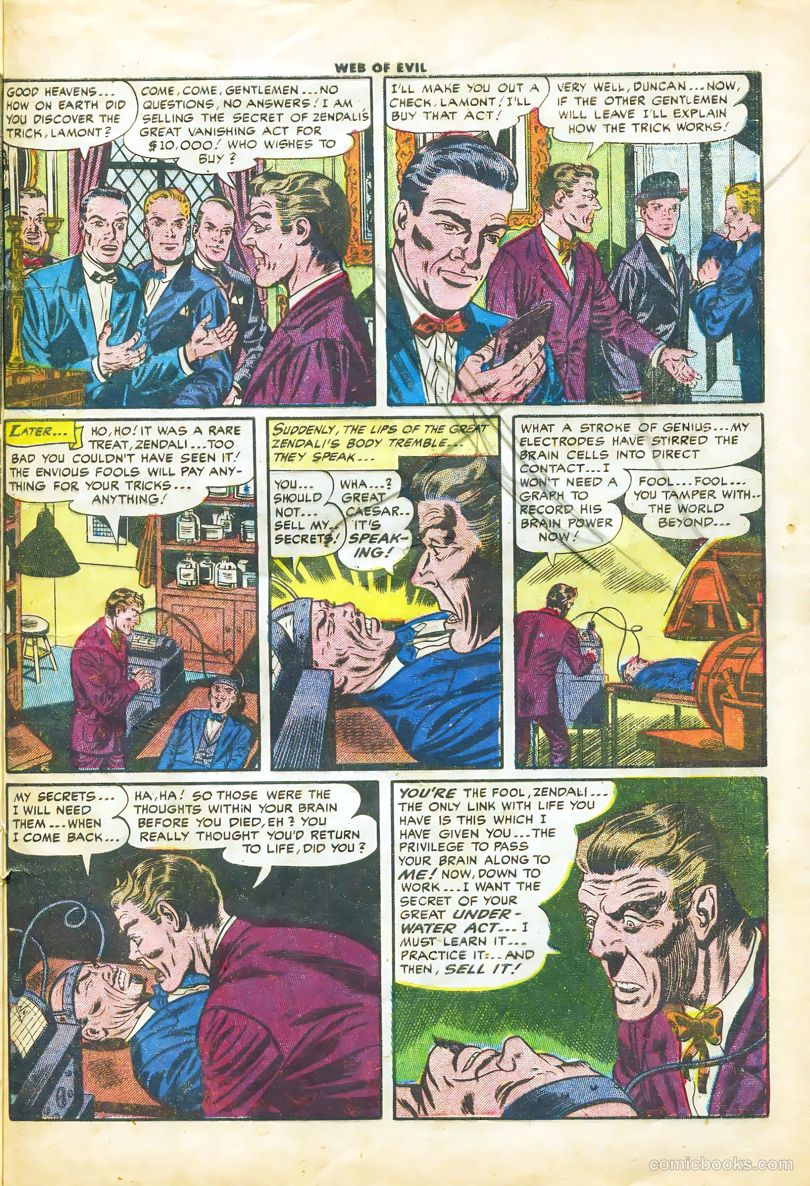 Web of Evil #17 (1954) — page 7 of 36