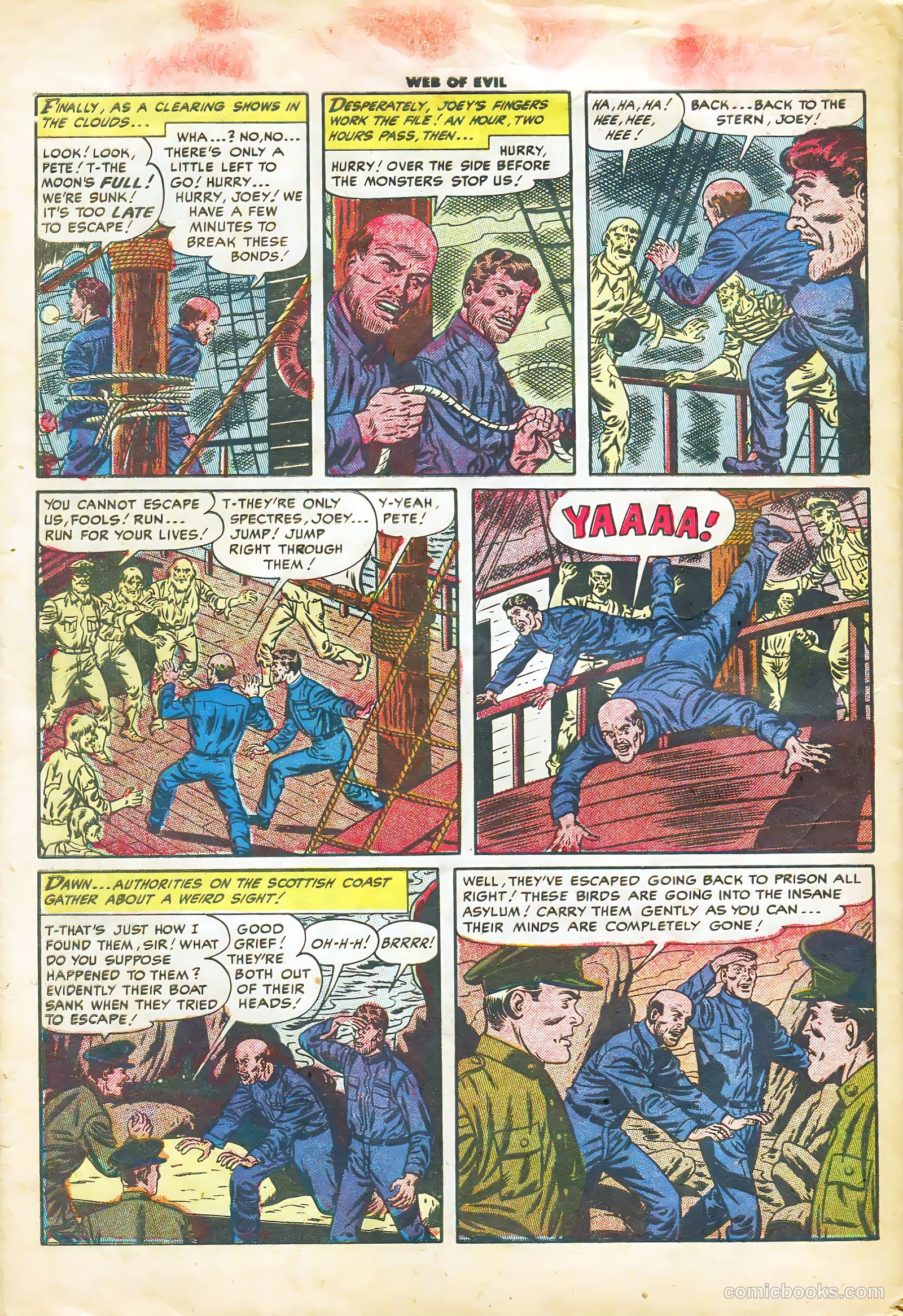 Web of Evil #17 (1954) — page 32 of 36