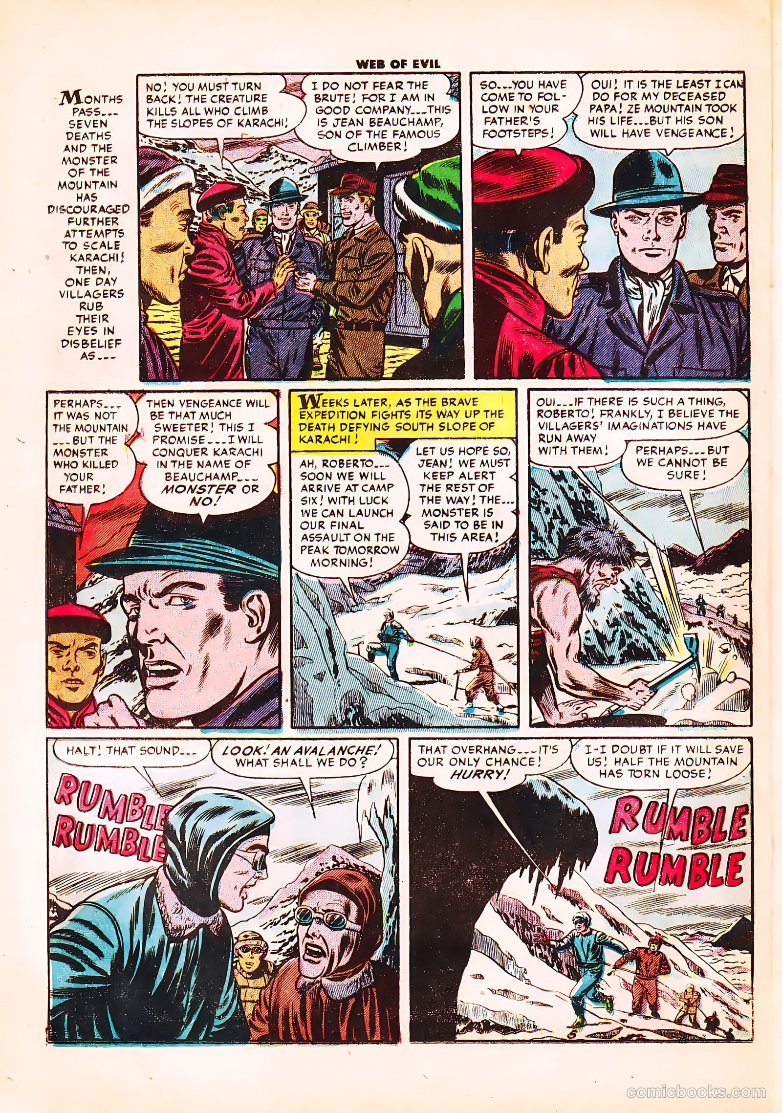 Web of Evil #18 (1954) — page 22 of 36