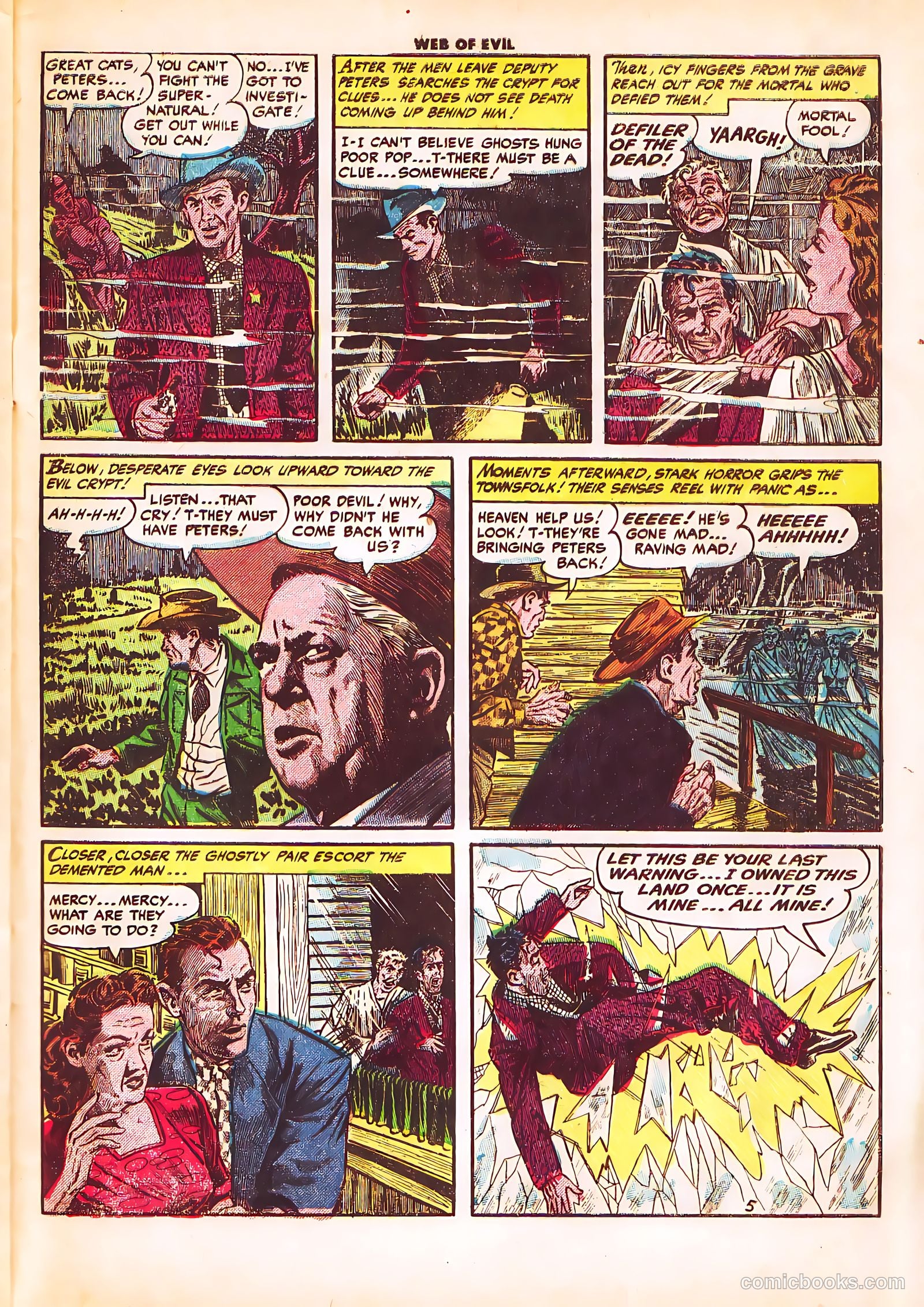 Web of Evil #18 (1954) — page 31 of 36