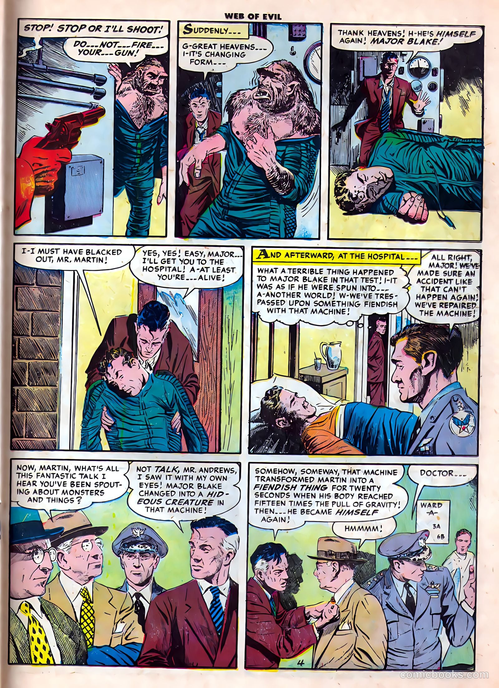 Web of Evil #19 (1954) — page 21 of 36