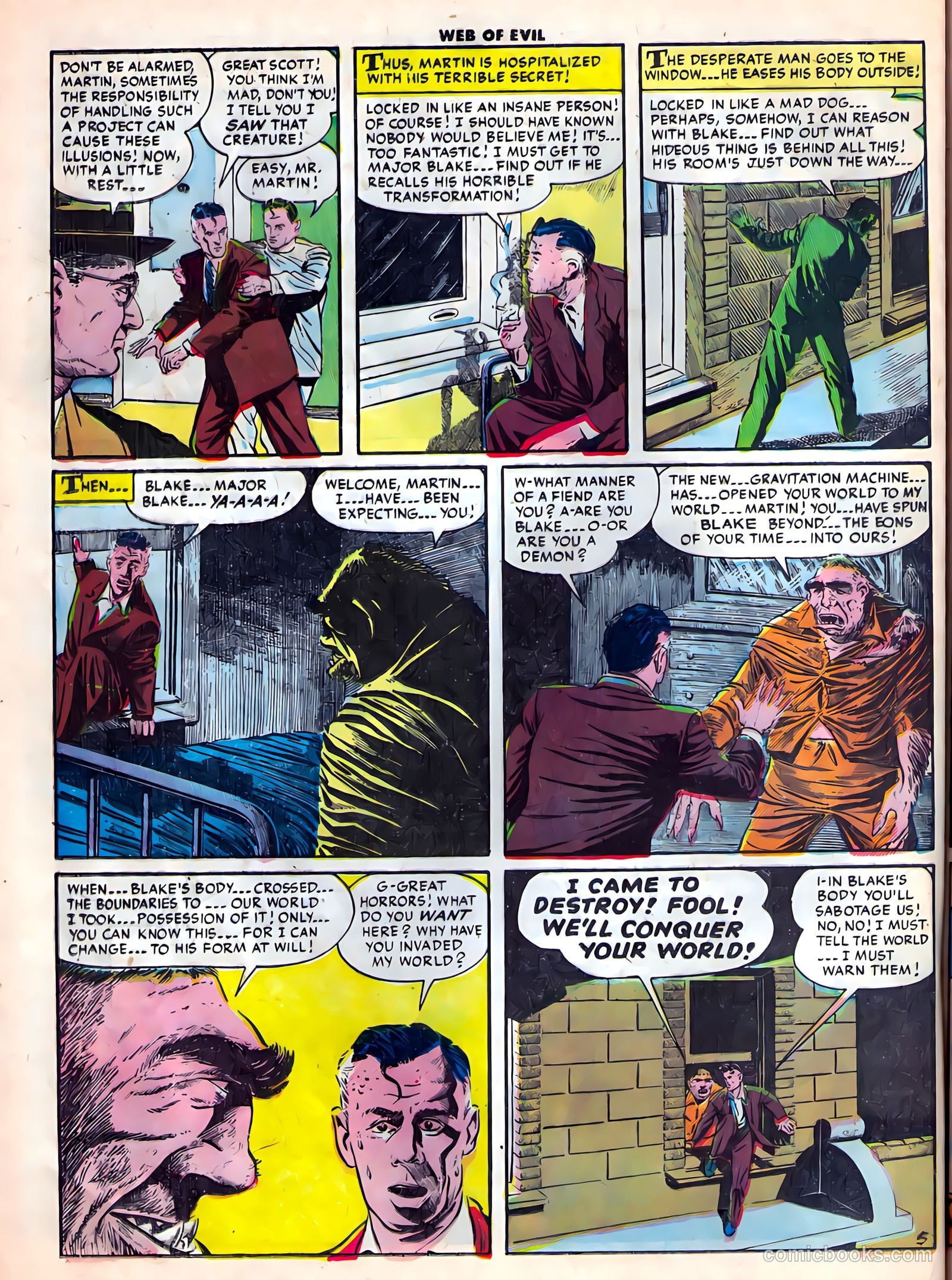 Web of Evil #19 (1954) — page 22 of 36
