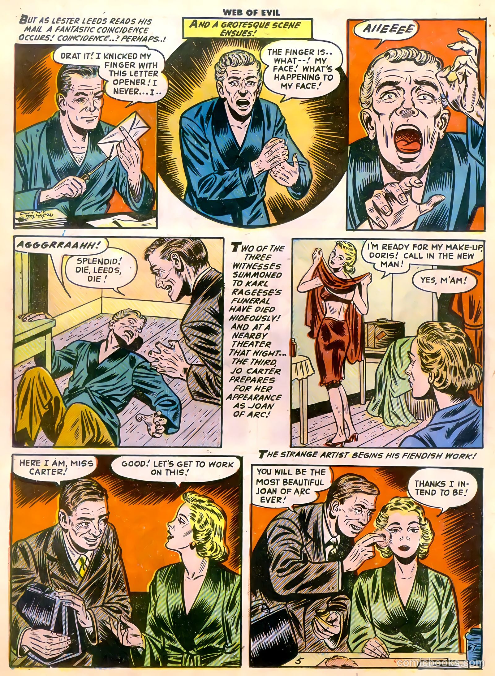 Web of Evil #2 (1953) — page 21 of 33