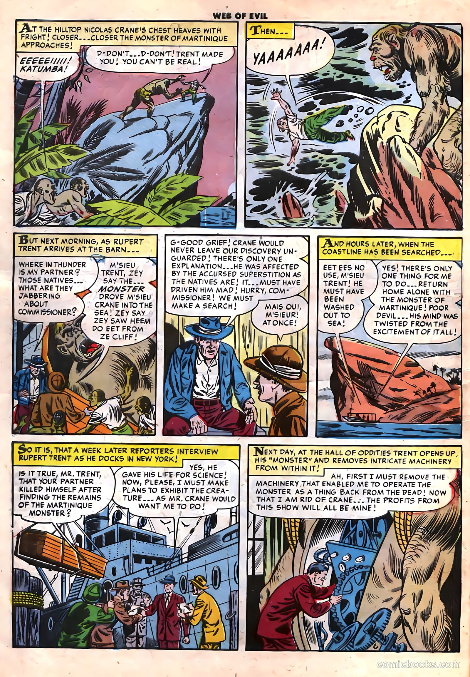 Web of Evil #20 (1954) — page 9 of 37